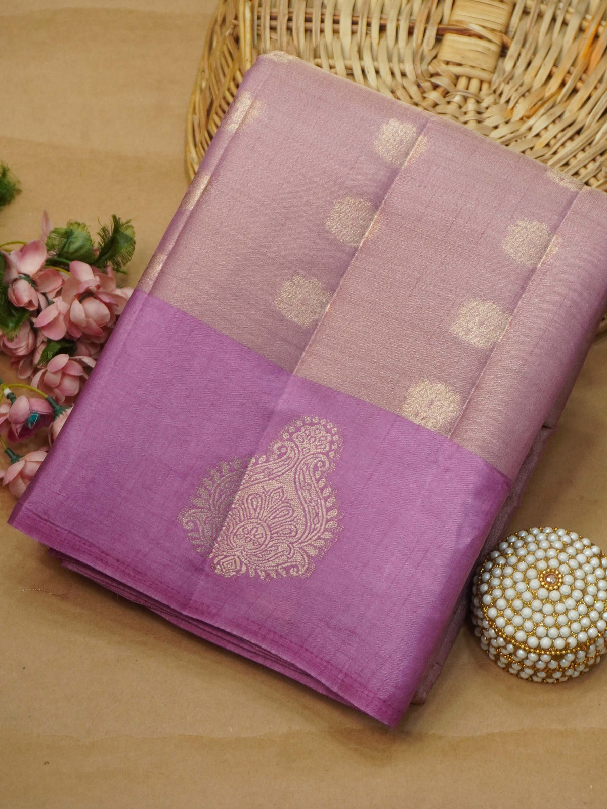 Tissue Tussar Silk Saree | TTDS3556