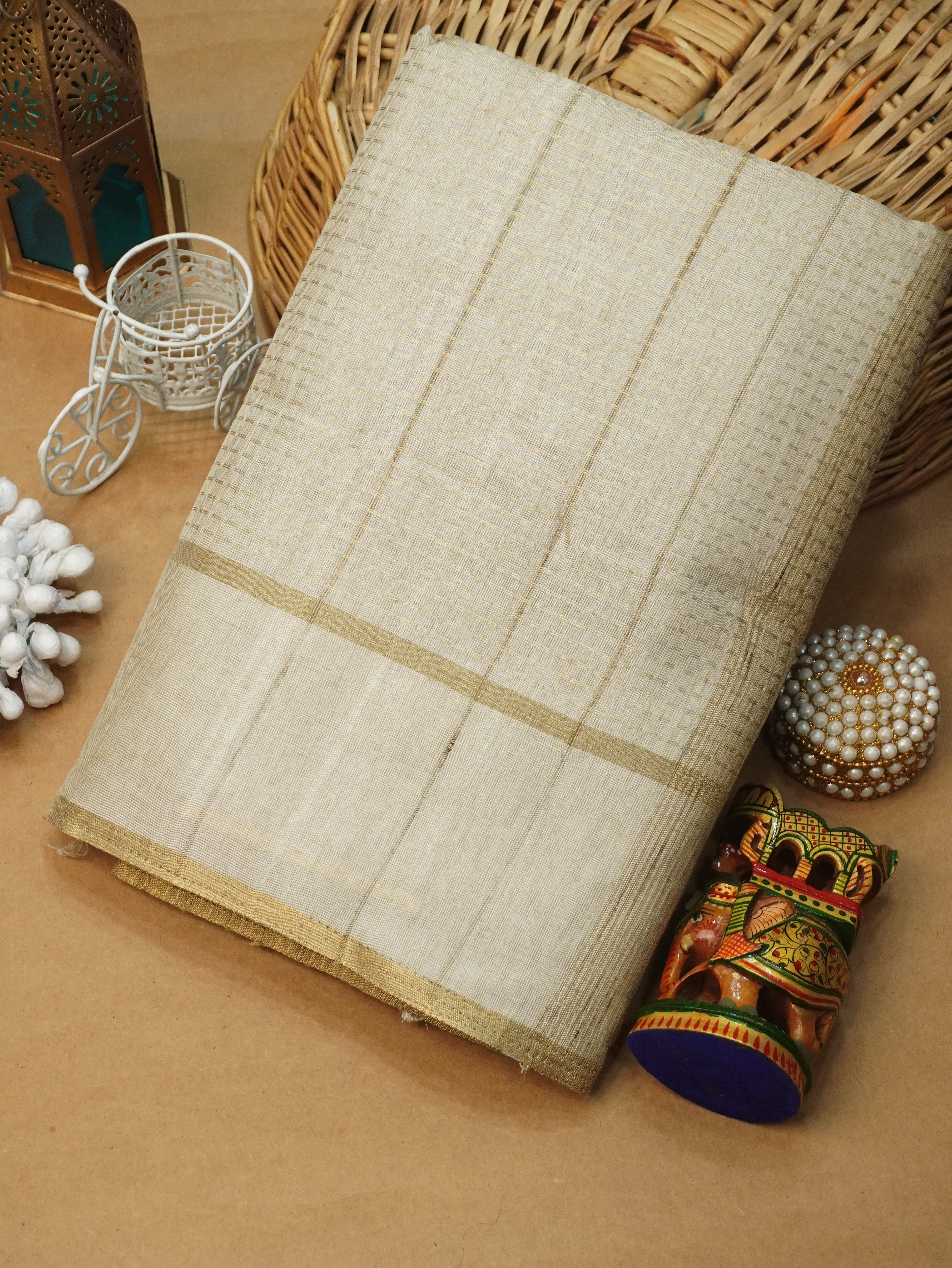 Chappa Tussar Silk Saree | TTDS3101