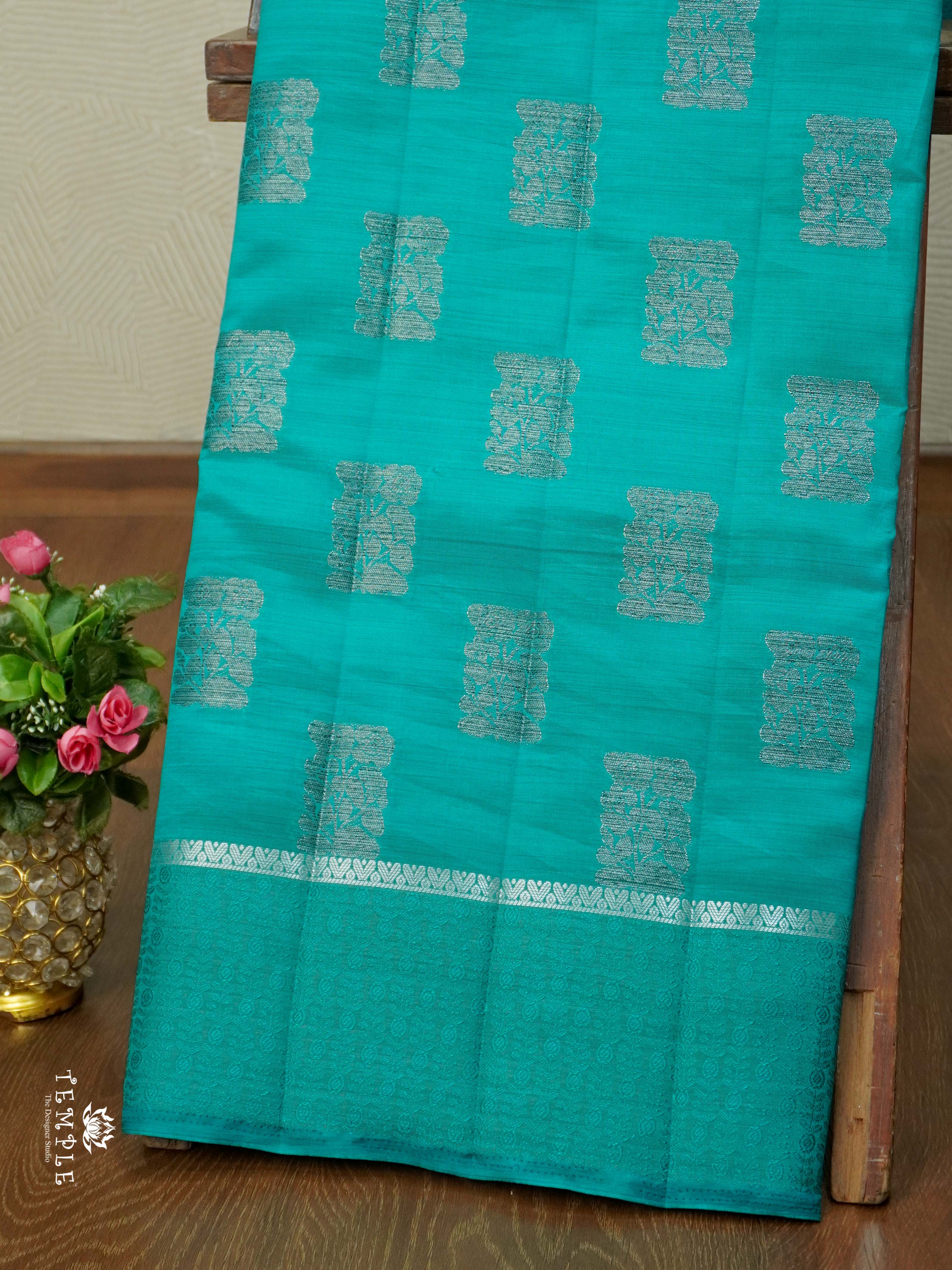 Tussar Silk Saree With Satin Border | TTDS2634