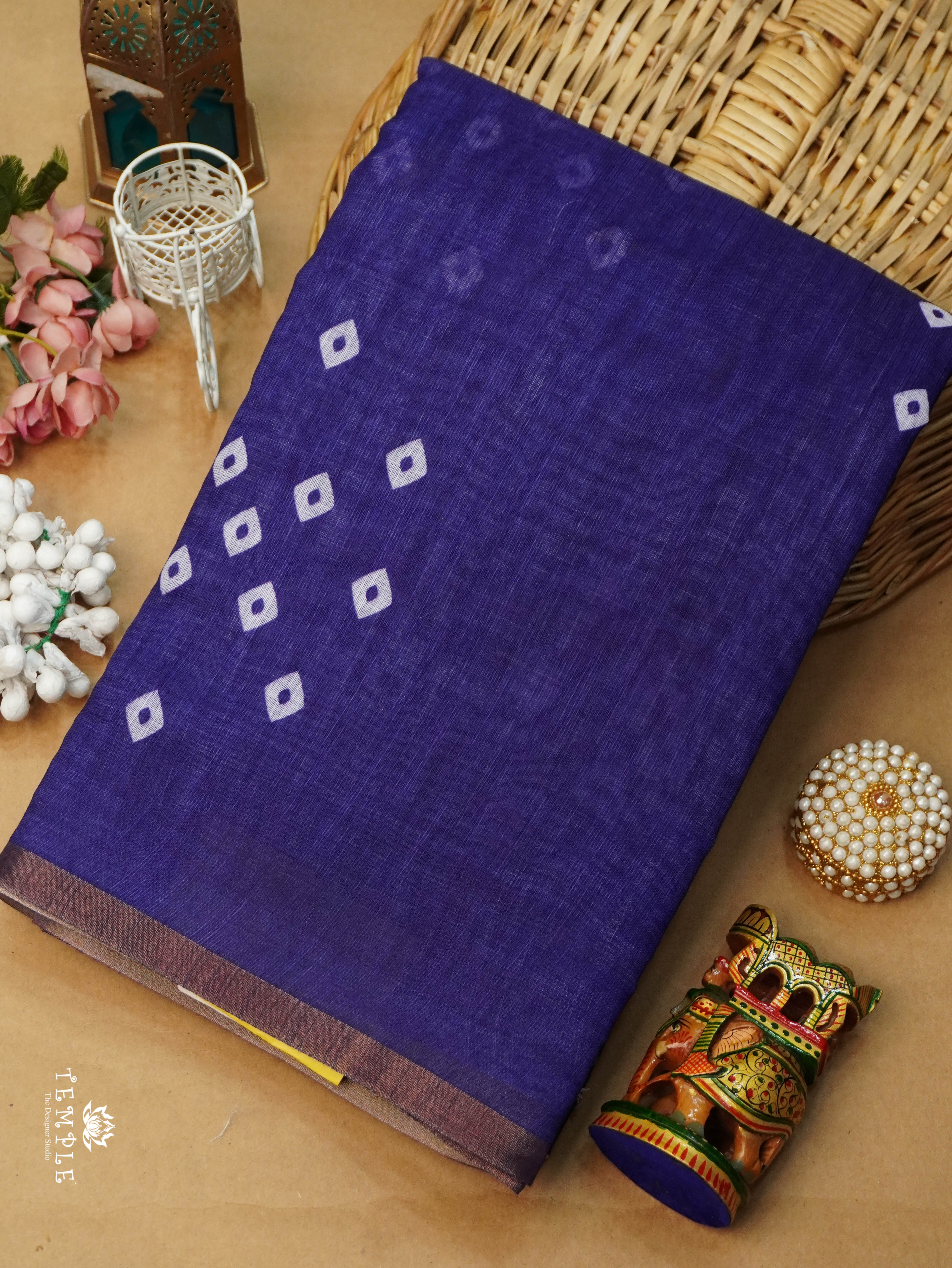 Linen Cotton Saree | TTDS3120| PRE BOOKING