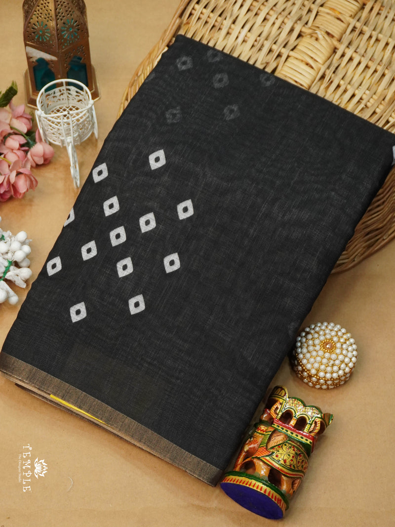 Linen Cotton Saree | TTDS3120