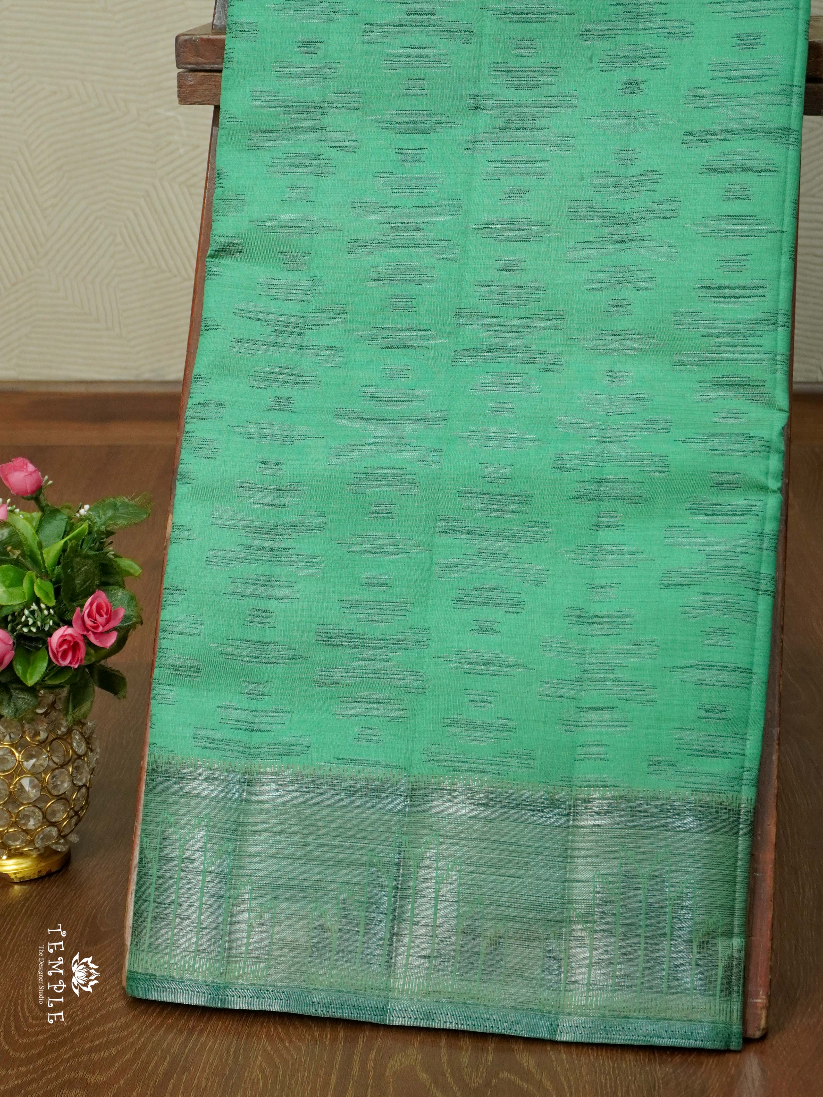 Tussar Silk Saree With Satin Border | TTDS2633 | Design 3