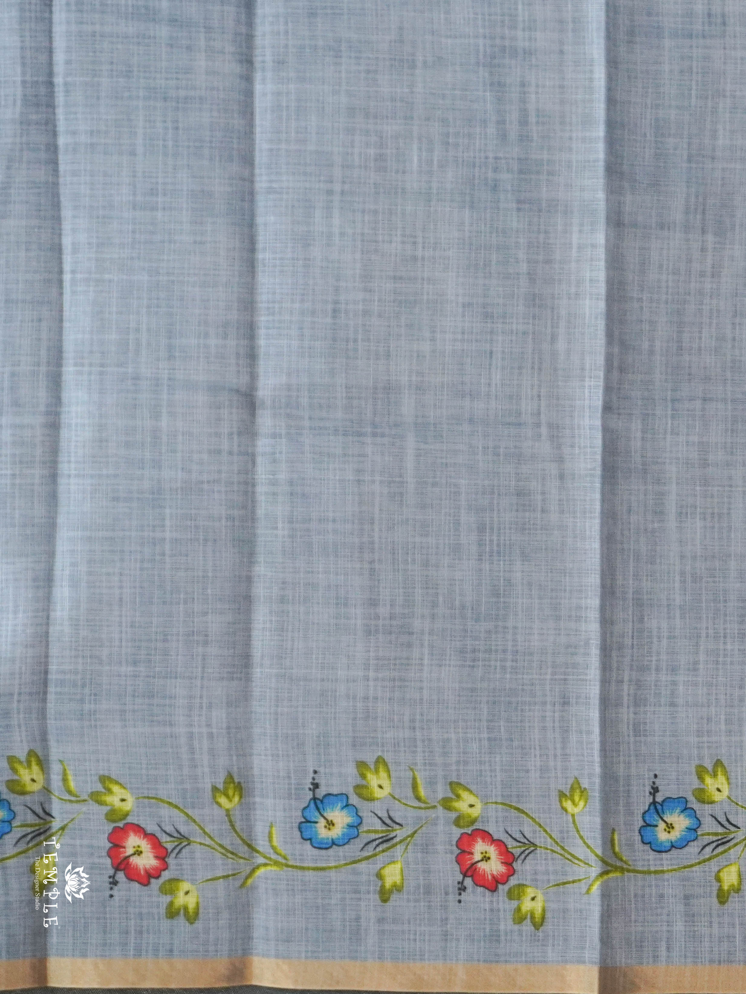 Linen Cotton Saree | TTDS3120