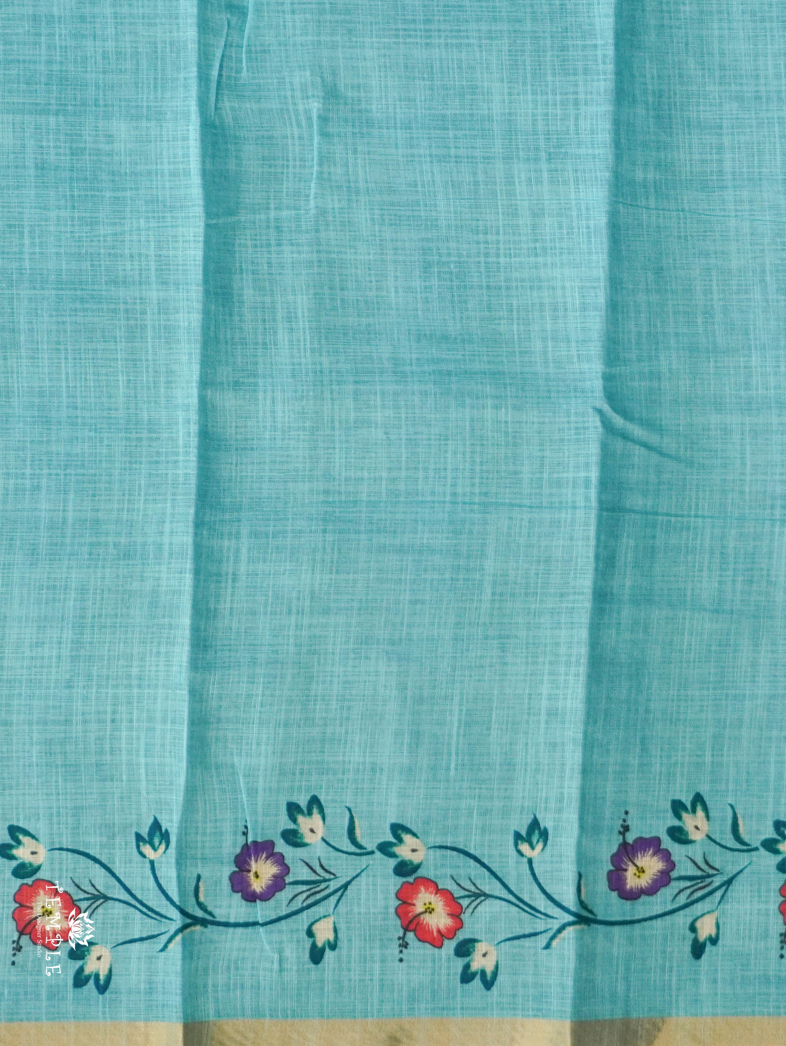 Linen Cotton Saree | TTDS3120