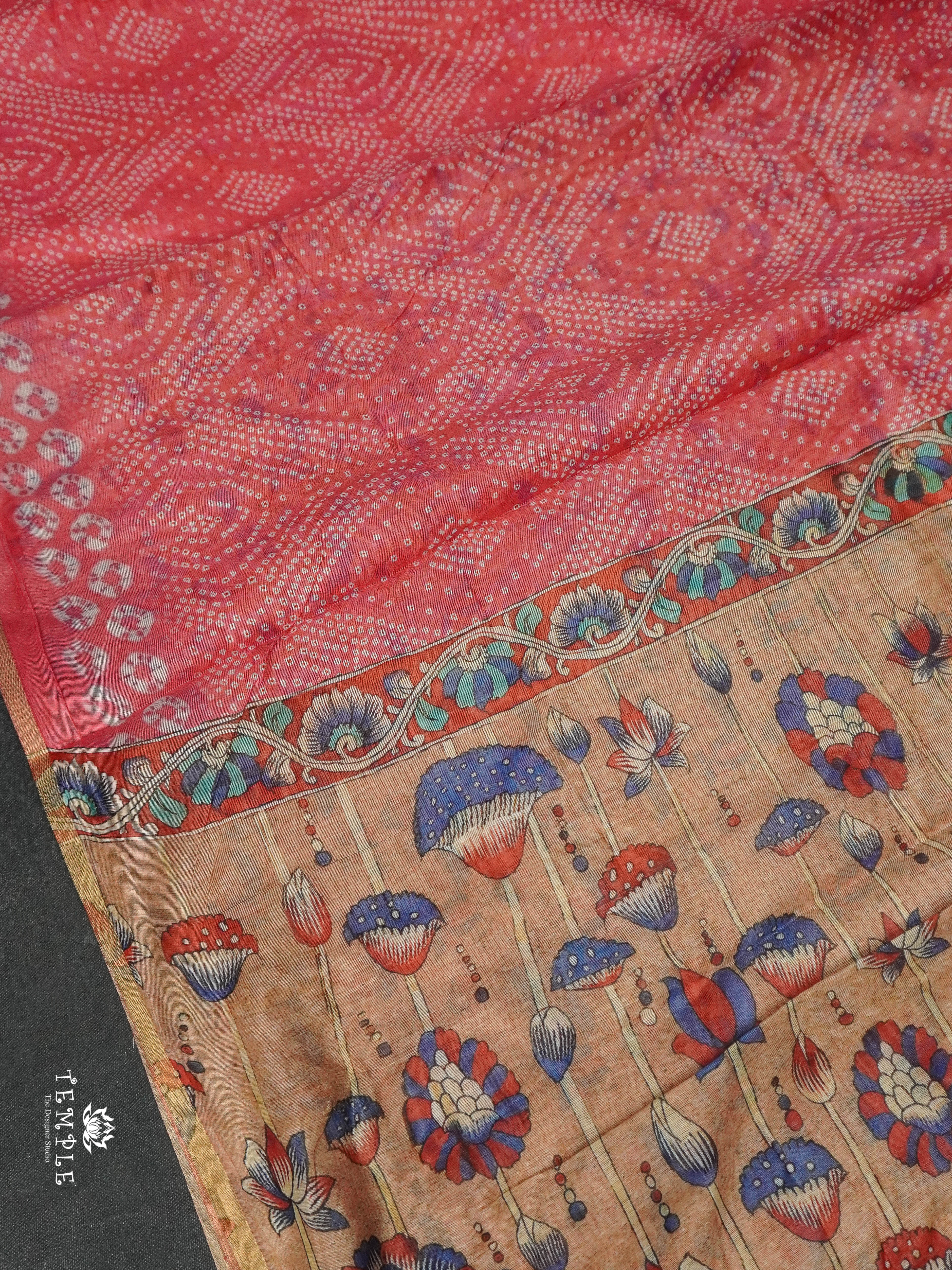 Summer Loom Cotton Saree | TTDS1663