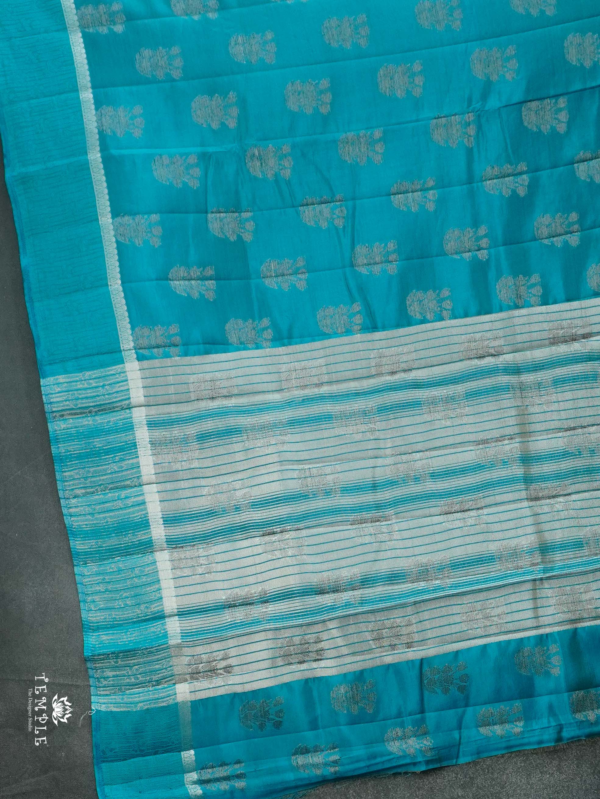Tussar Silk Saree With Satin Border | TTDS2631 | Design 1