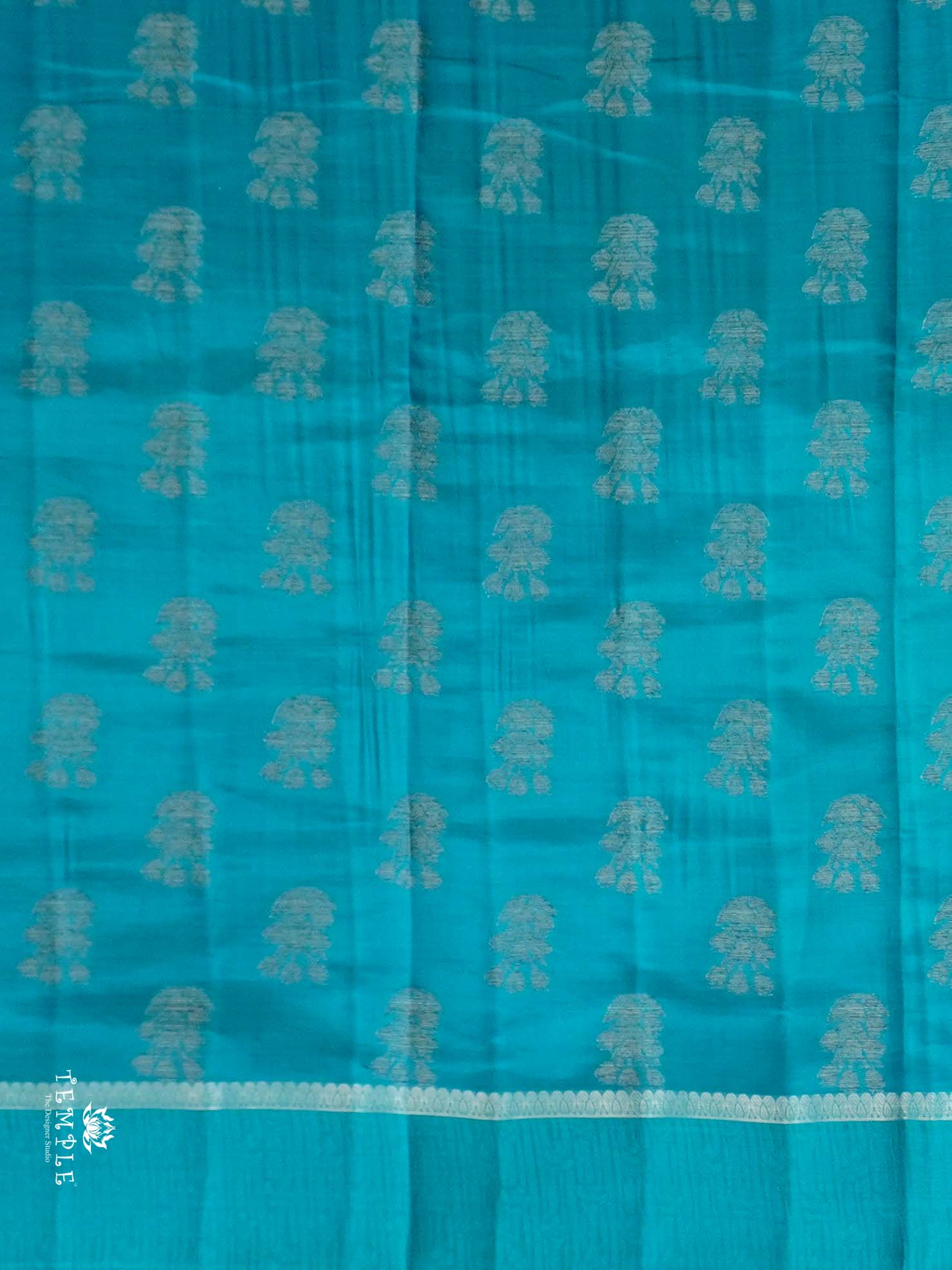Tussar Silk Saree With Satin Border | TTDS2631 | Design 1