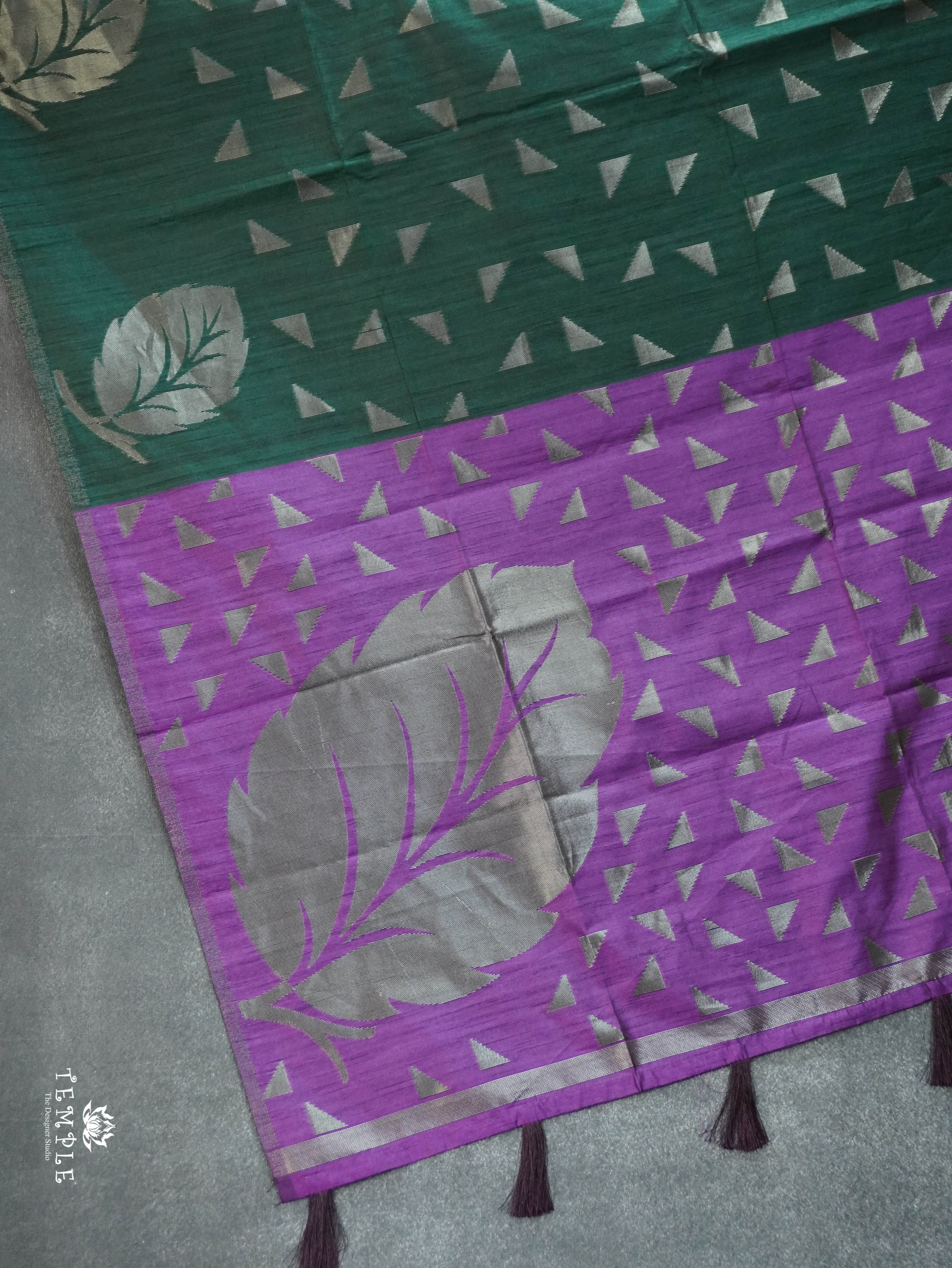 Semi Tussar Silk Saree | TTDS3126