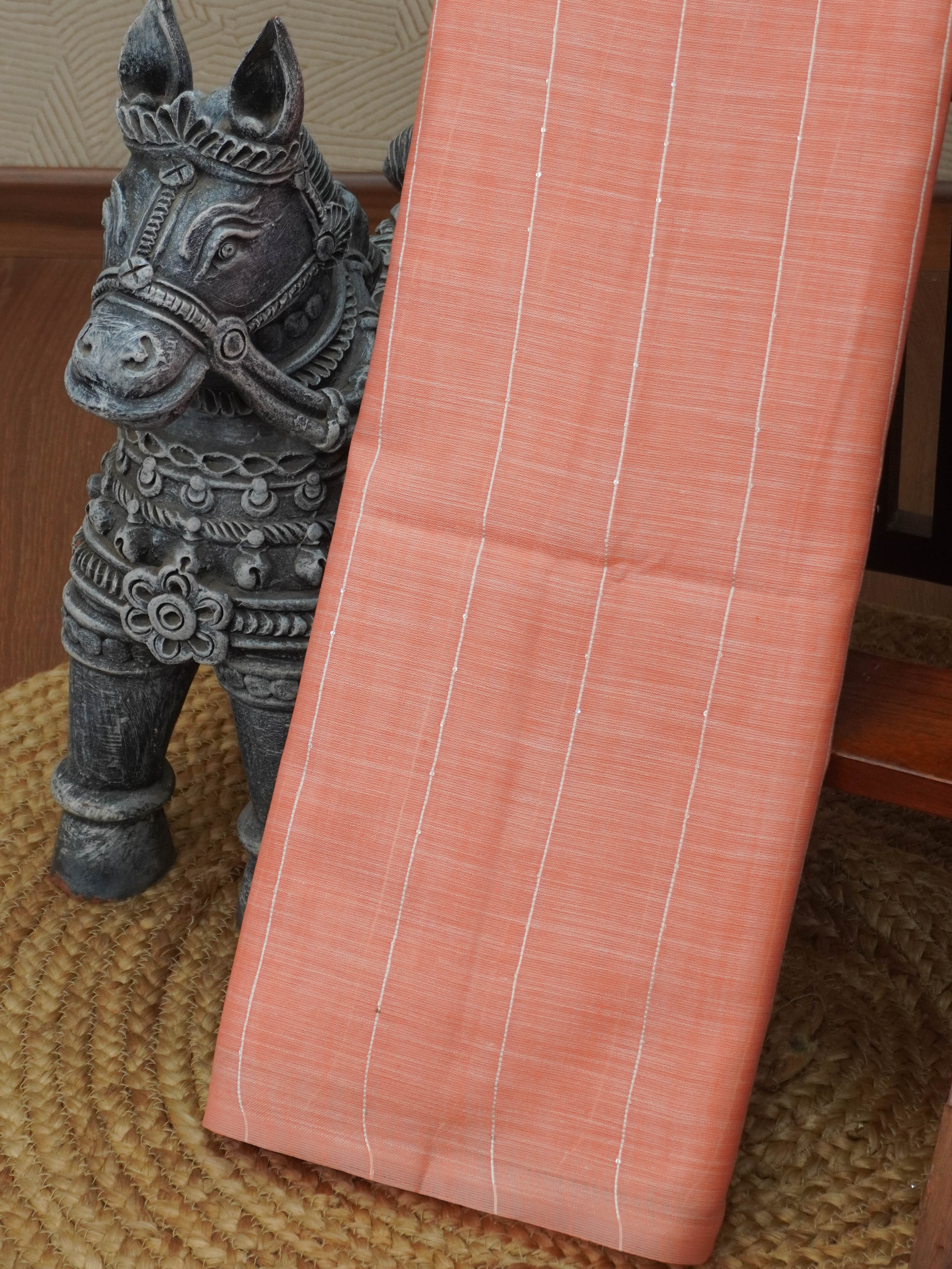 Linen Cotton Saree | TTDS3538