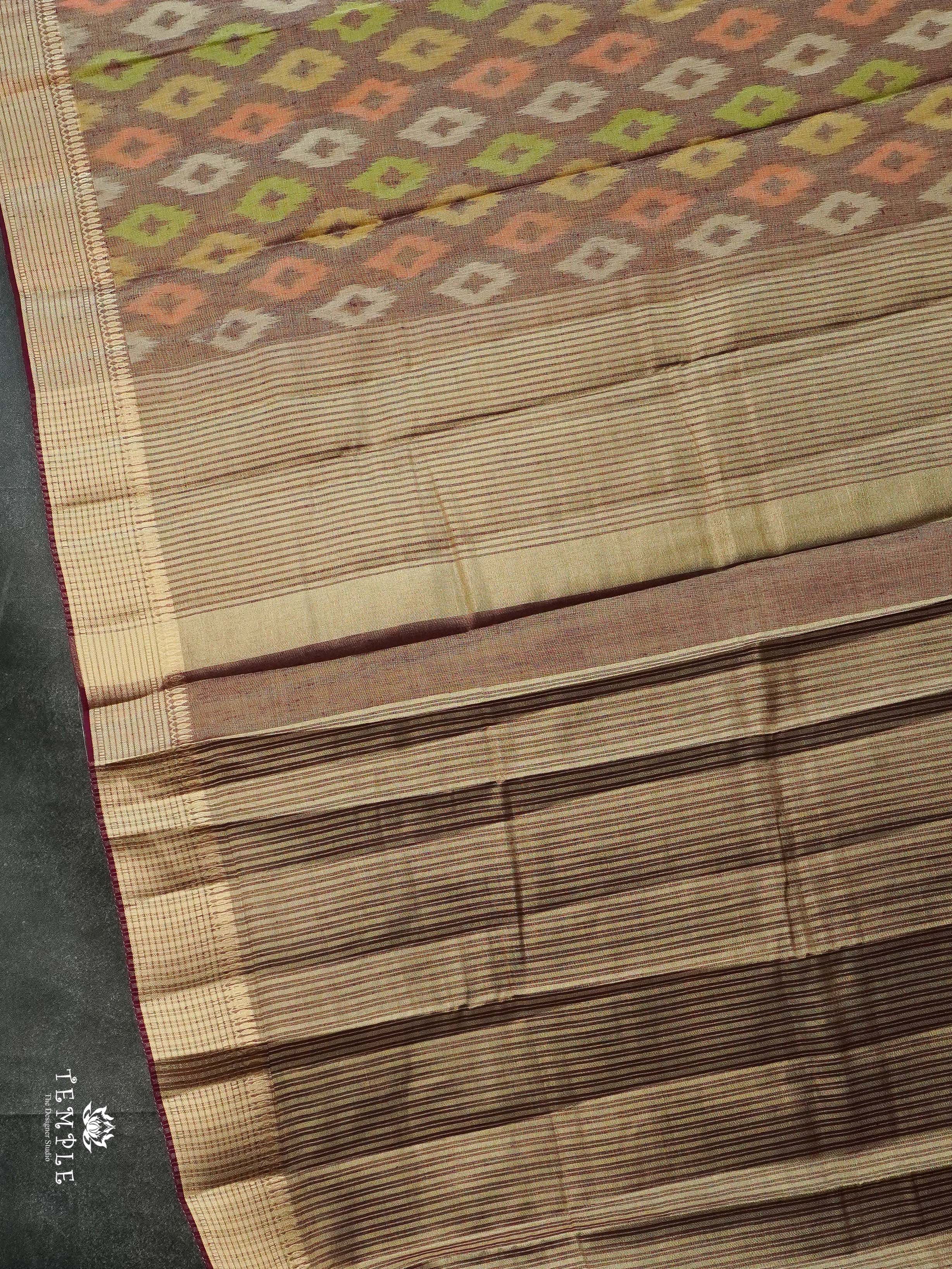 Linen Tissue Saree | TTDS2134