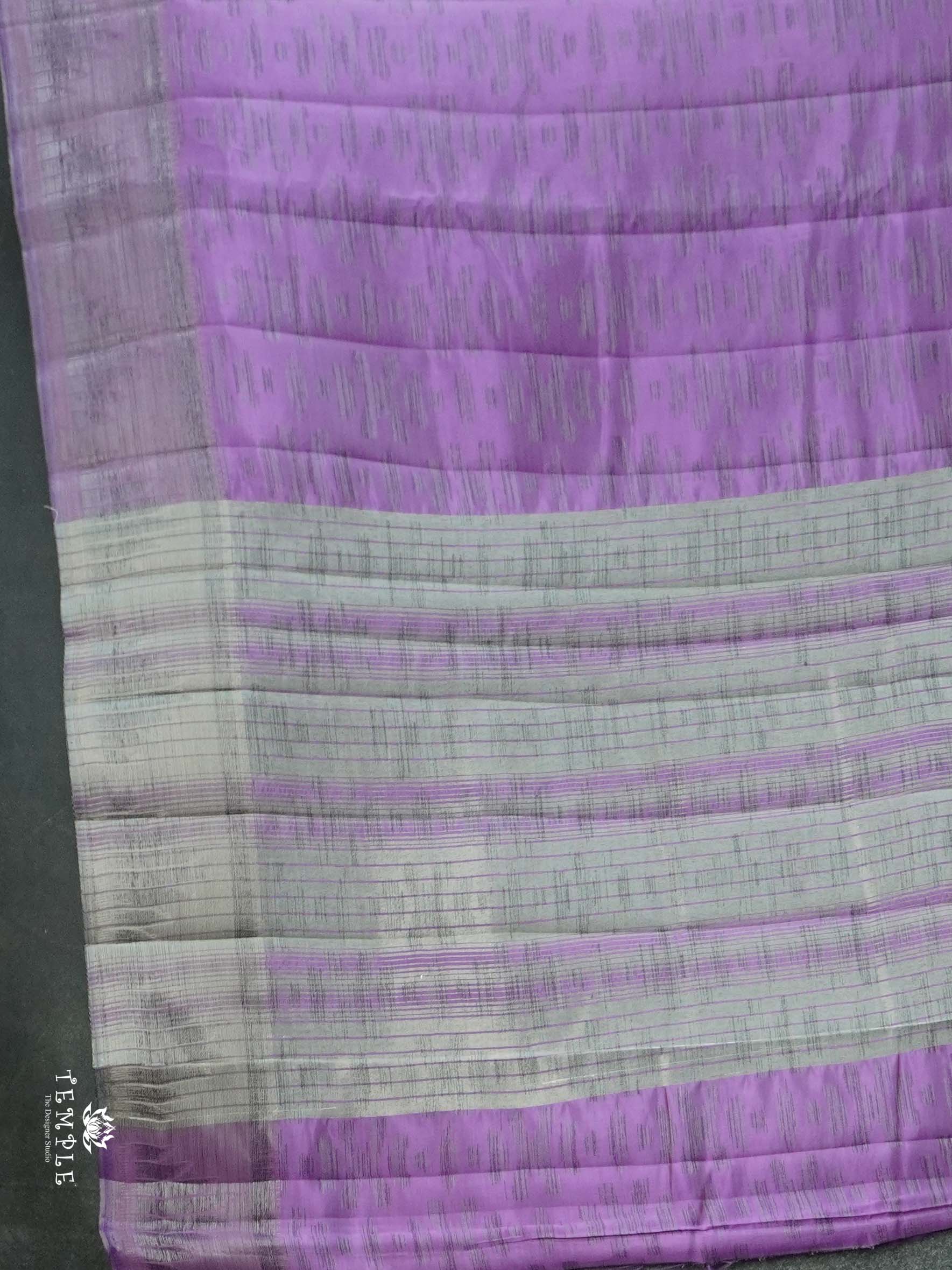 Tussar Silk Saree With Satin Border | TTDS2633 | Design 3