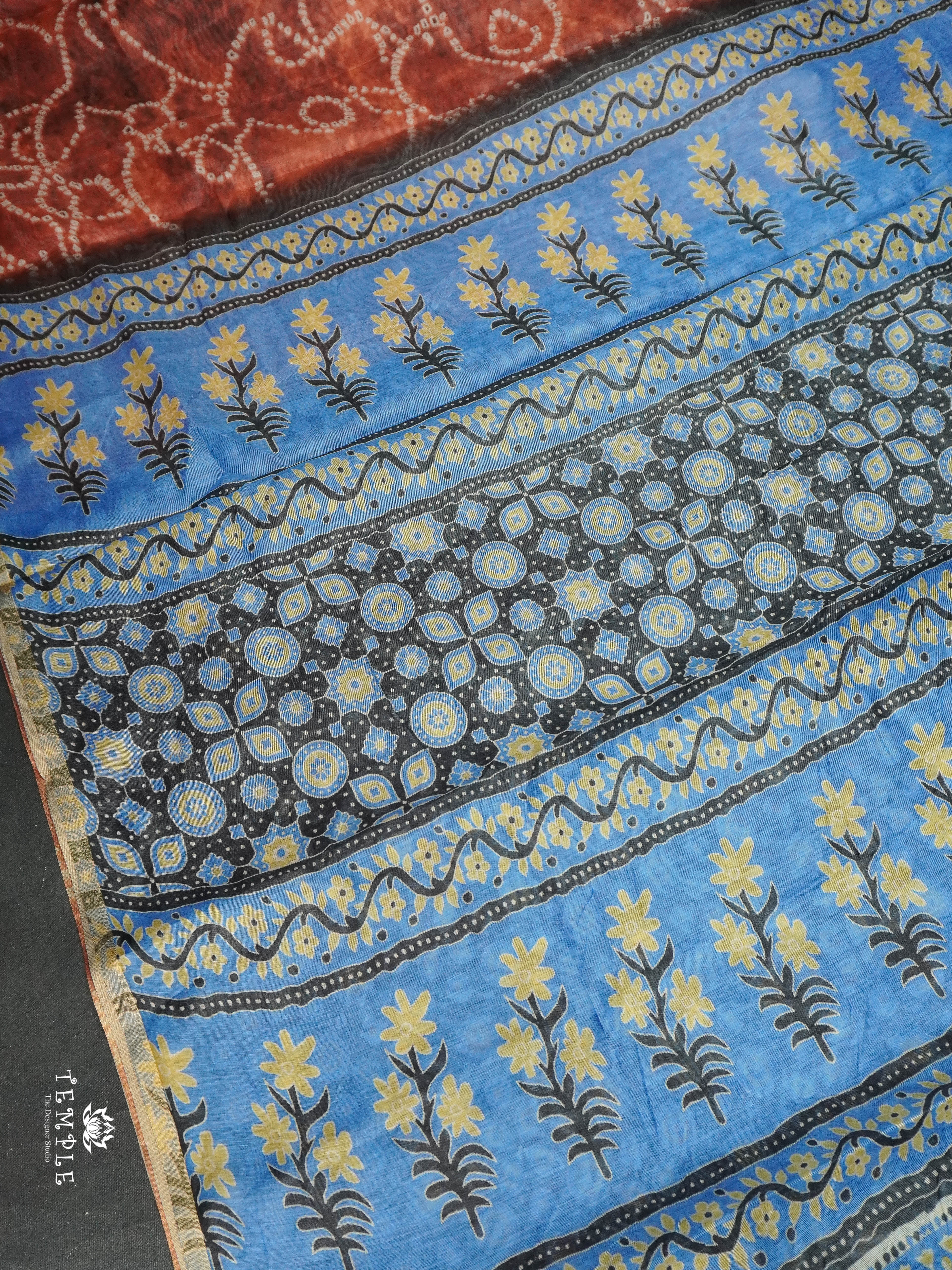 Summer Loom Cotton Saree | TTDS1662