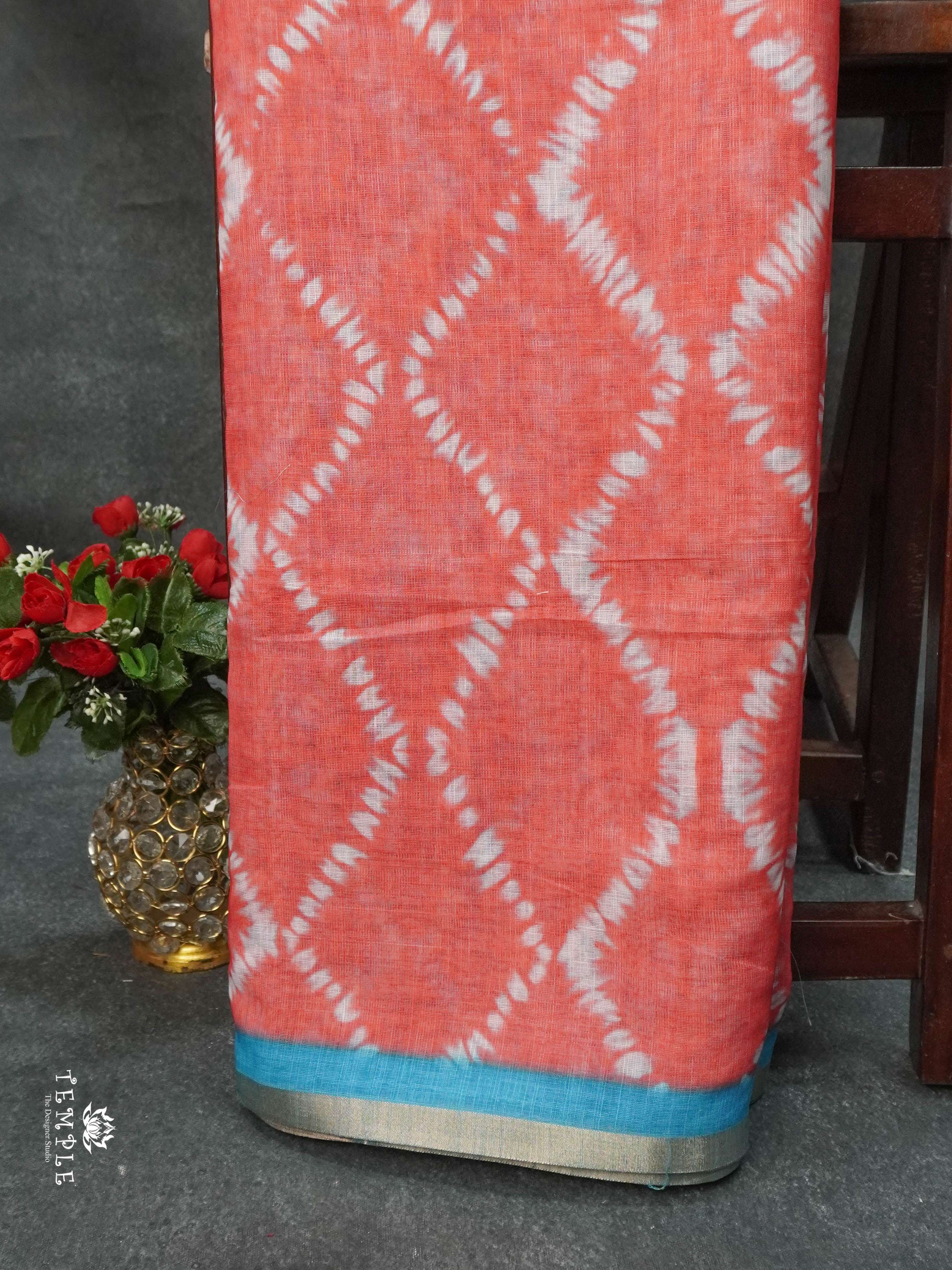 Chanderi Cotton Saree  | TTDS1670