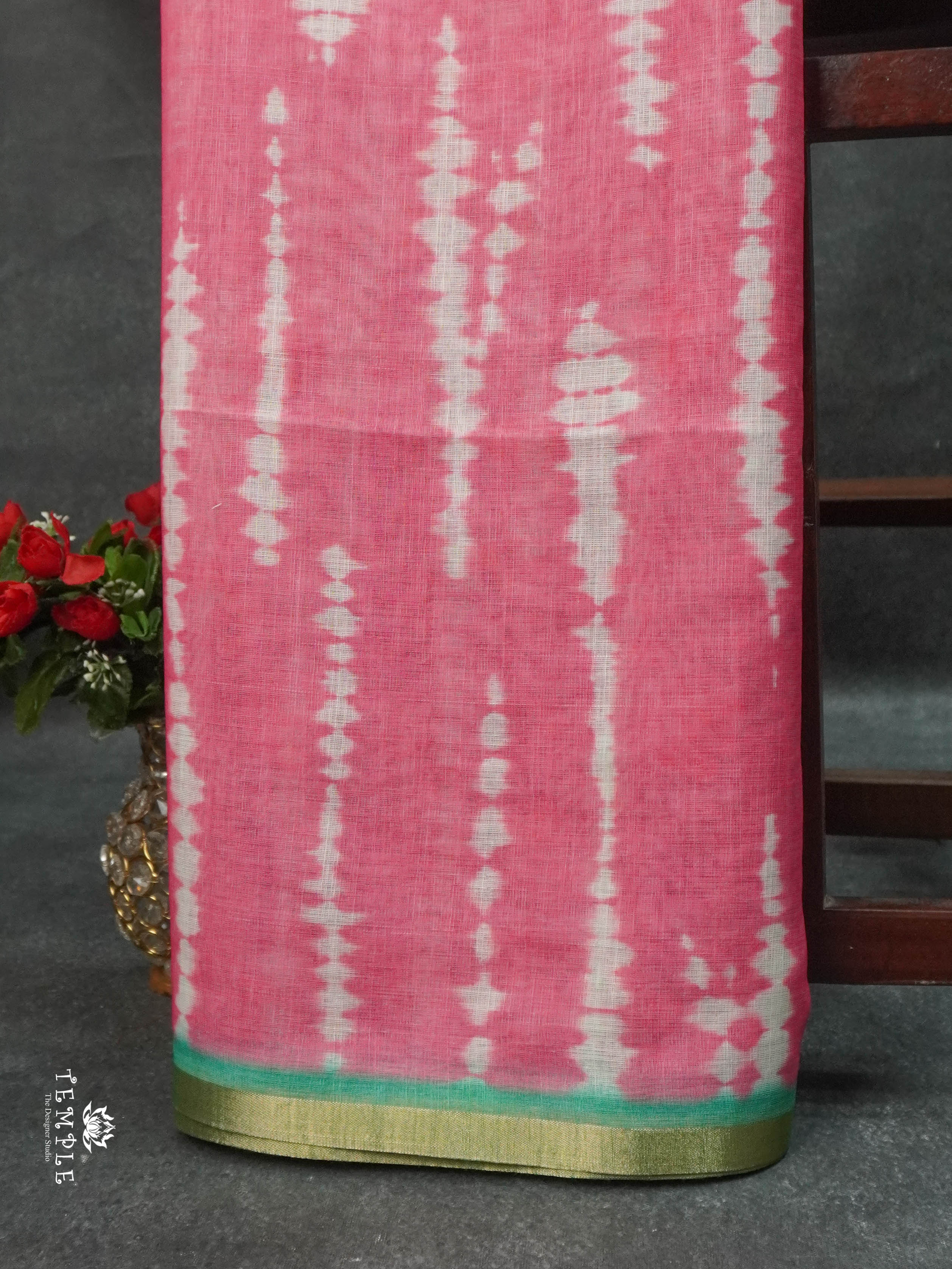 Chanderi Cotton Saree - Design 1 | TTDS1664