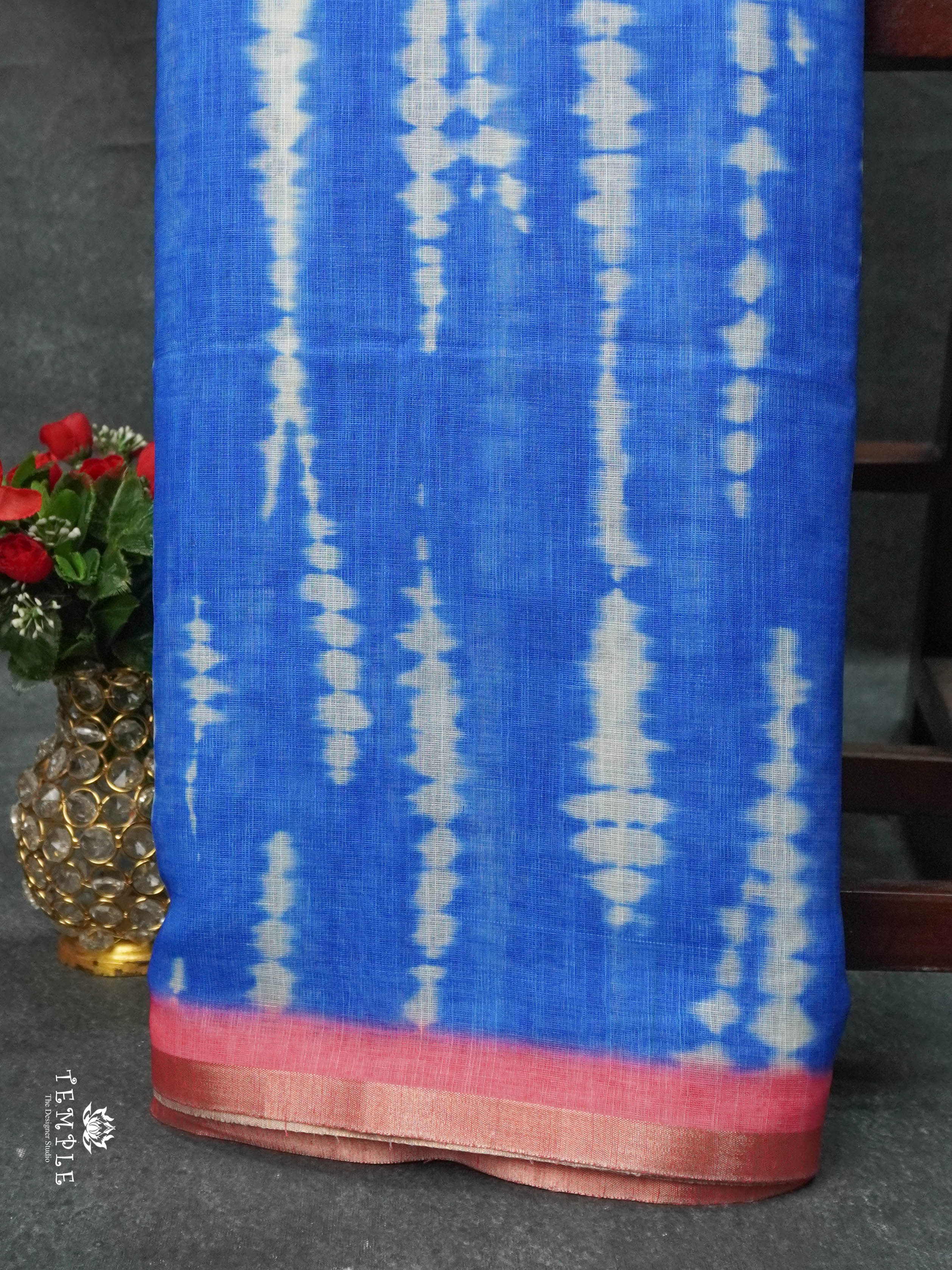 Chanderi Cotton Saree - Design 1 | TTDS1664