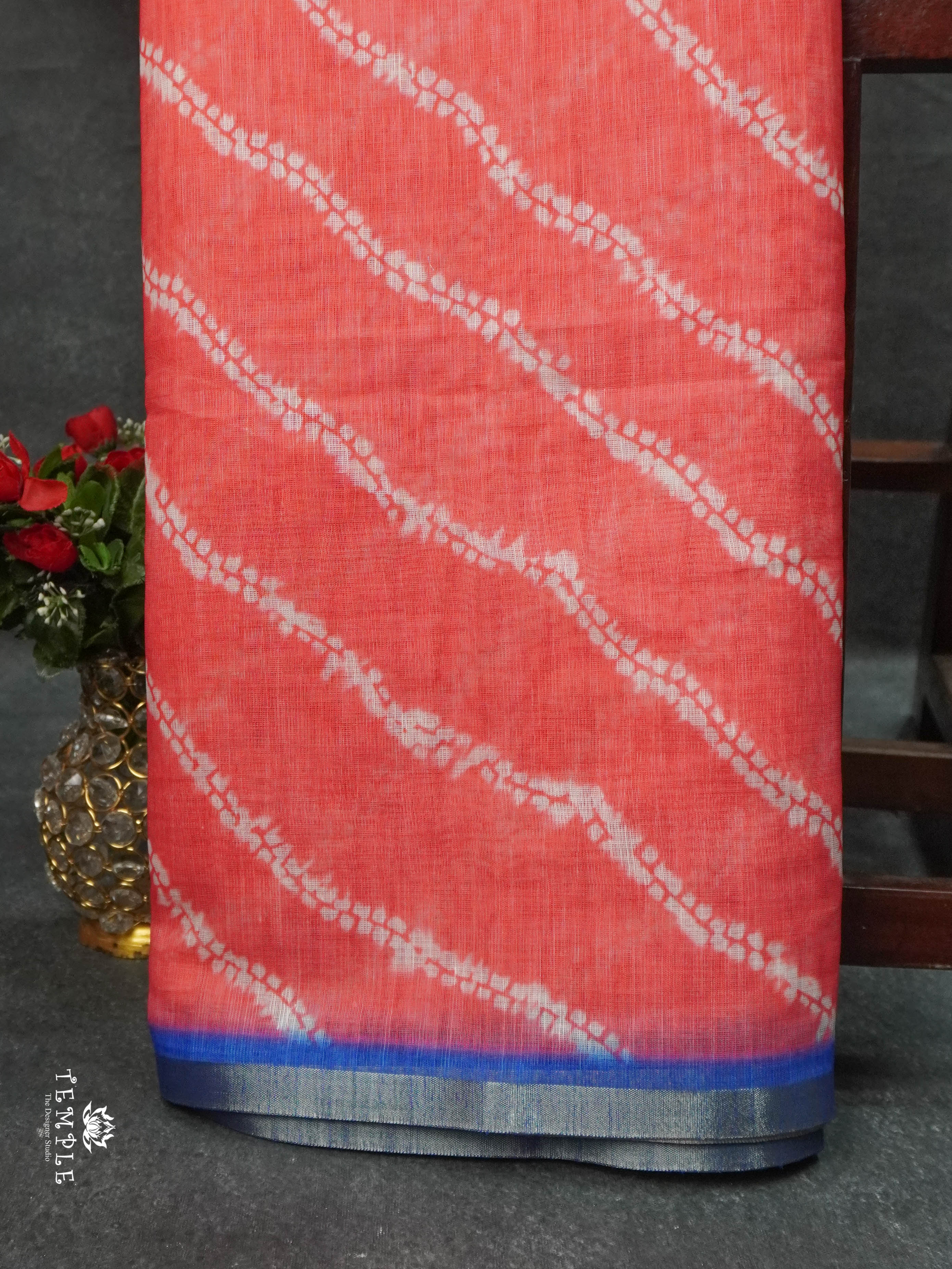 Chanderi Cotton Saree  | TTDS1671