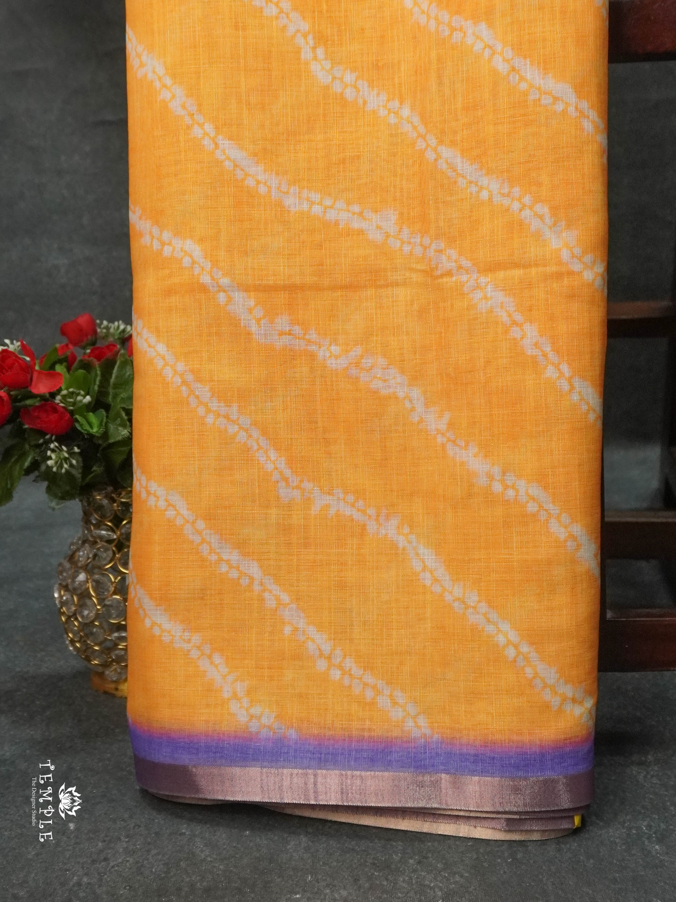 Chanderi Cotton Saree  | TTDS1671