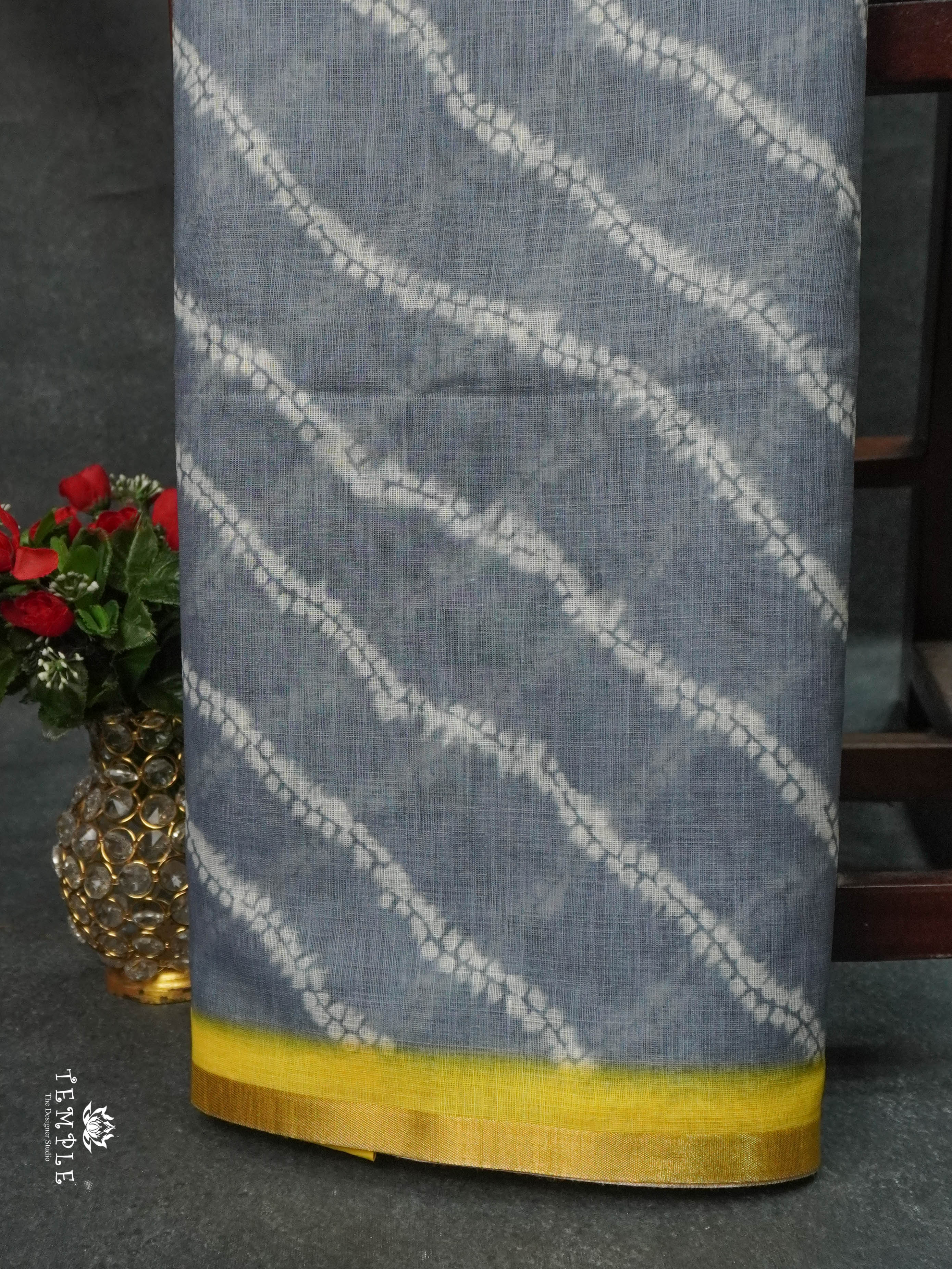 Chanderi Cotton Saree  | TTDS1671