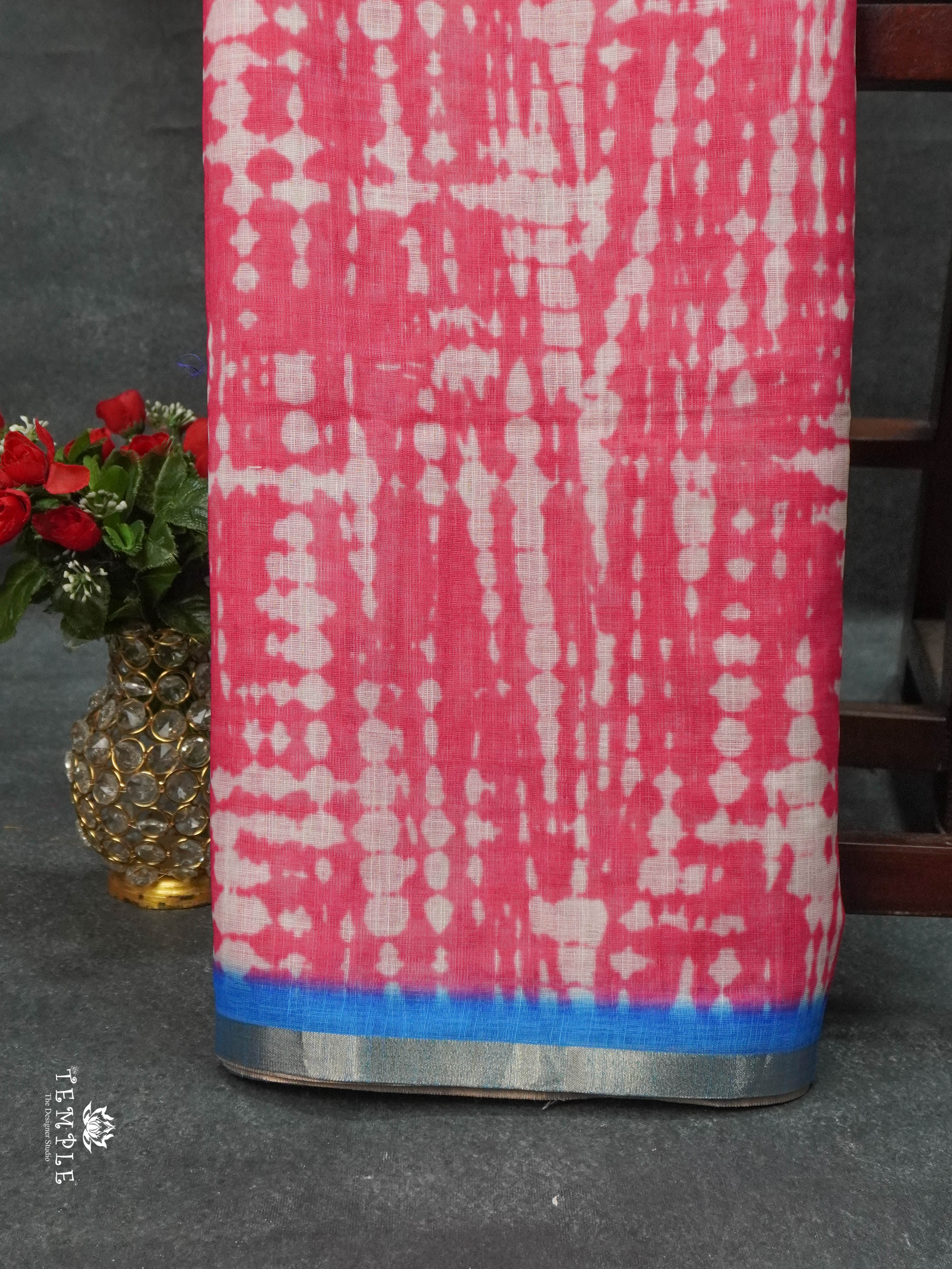 Chanderi Cotton Saree  | TTDS1671