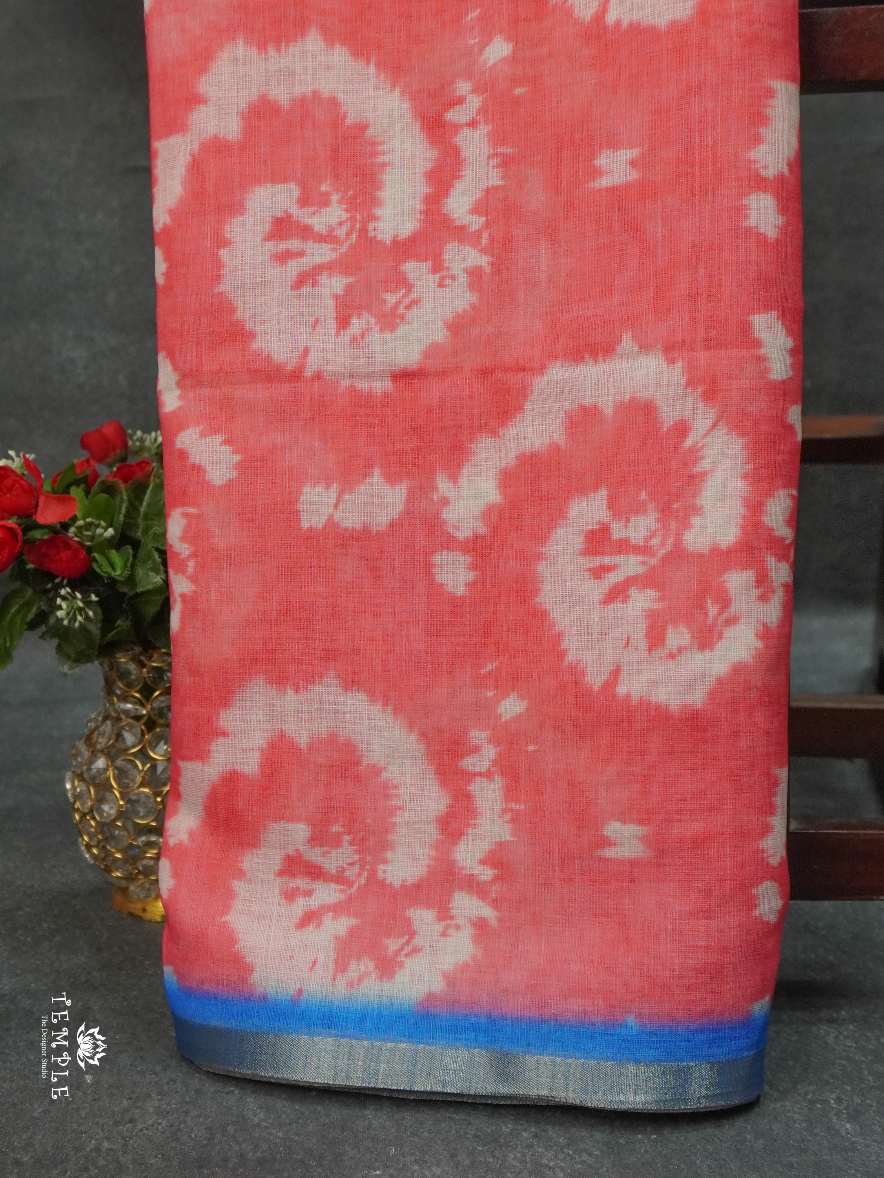 Chanderi Cotton Saree  | TTDS1672