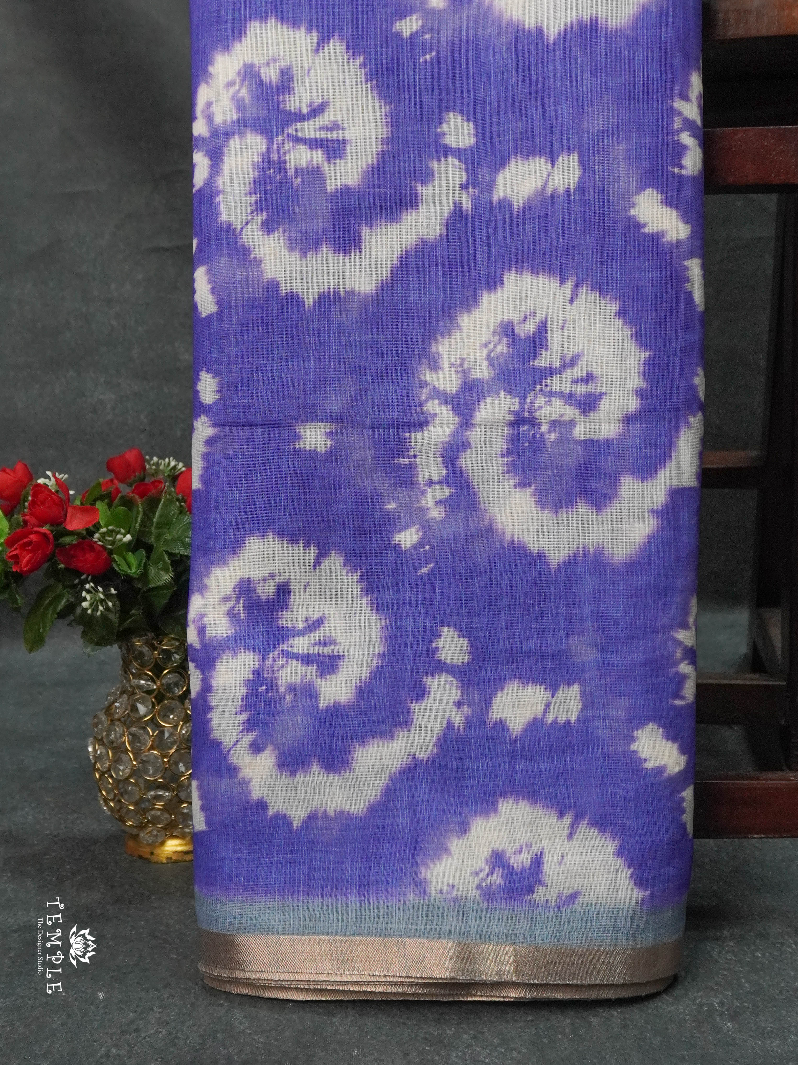 Chanderi Cotton Saree  | TTDS1672