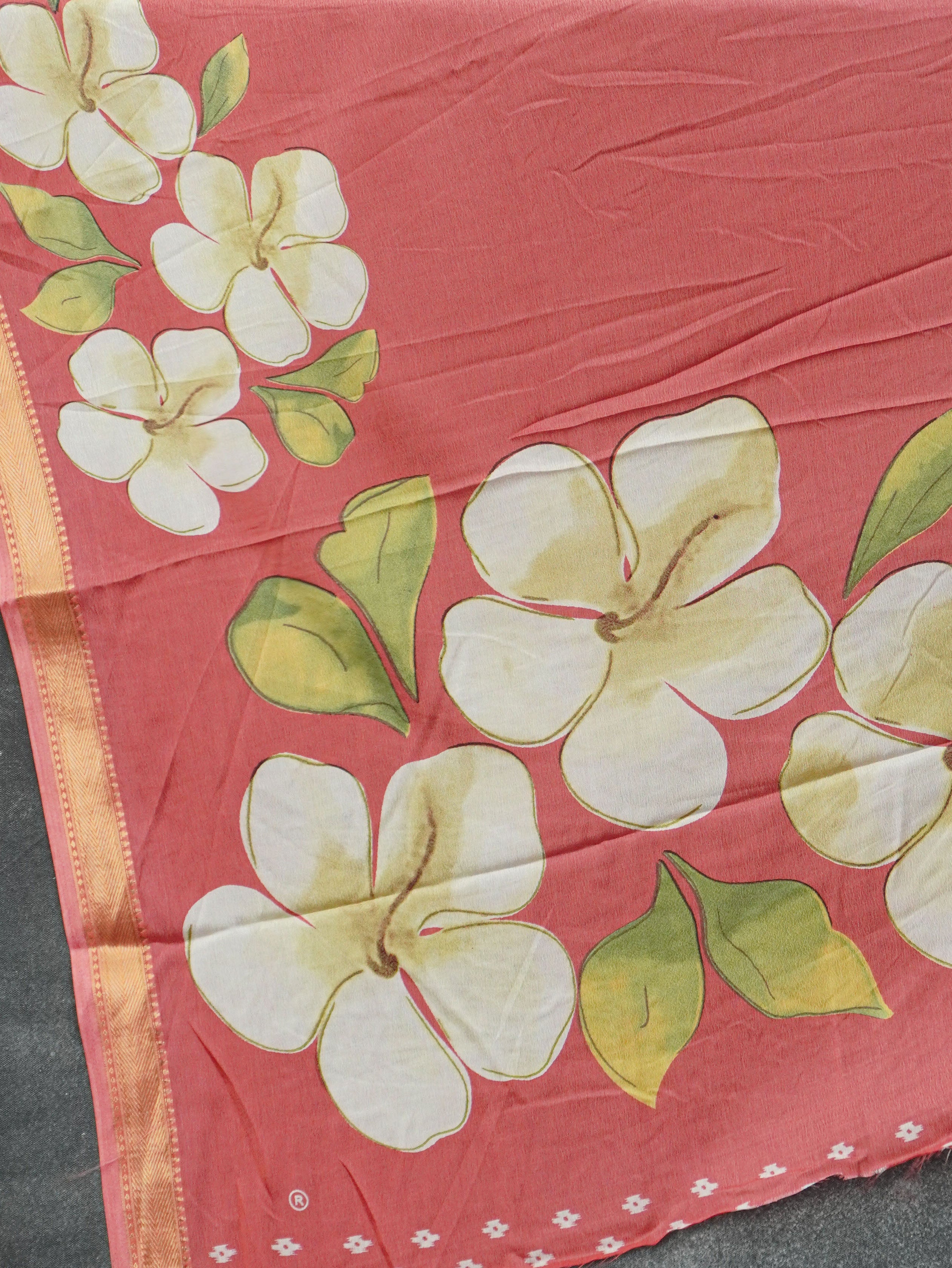 Semi Mysore Crepe Saree | TTDS3541