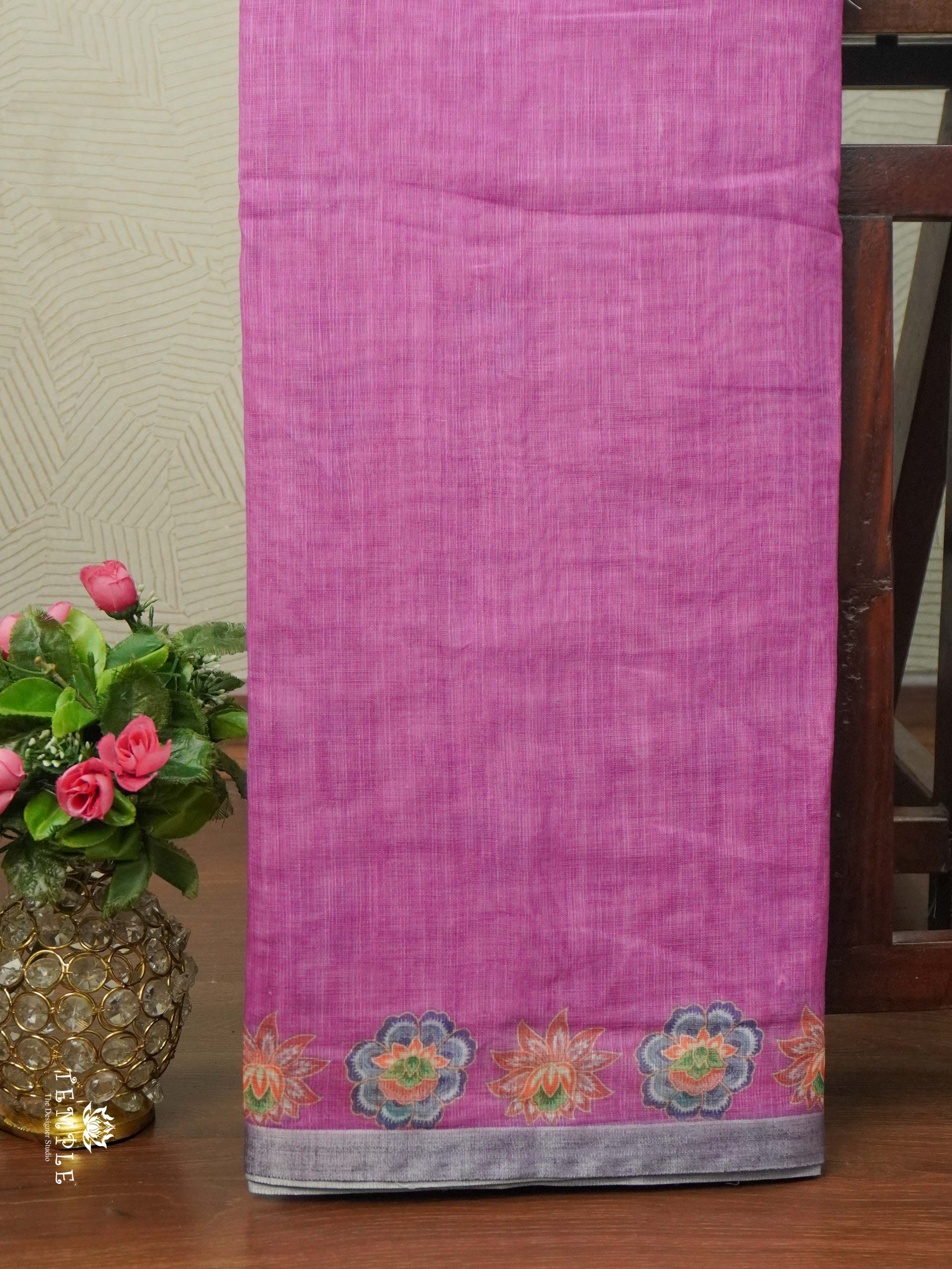 Chanderi Cotton Saree | TTDS2638