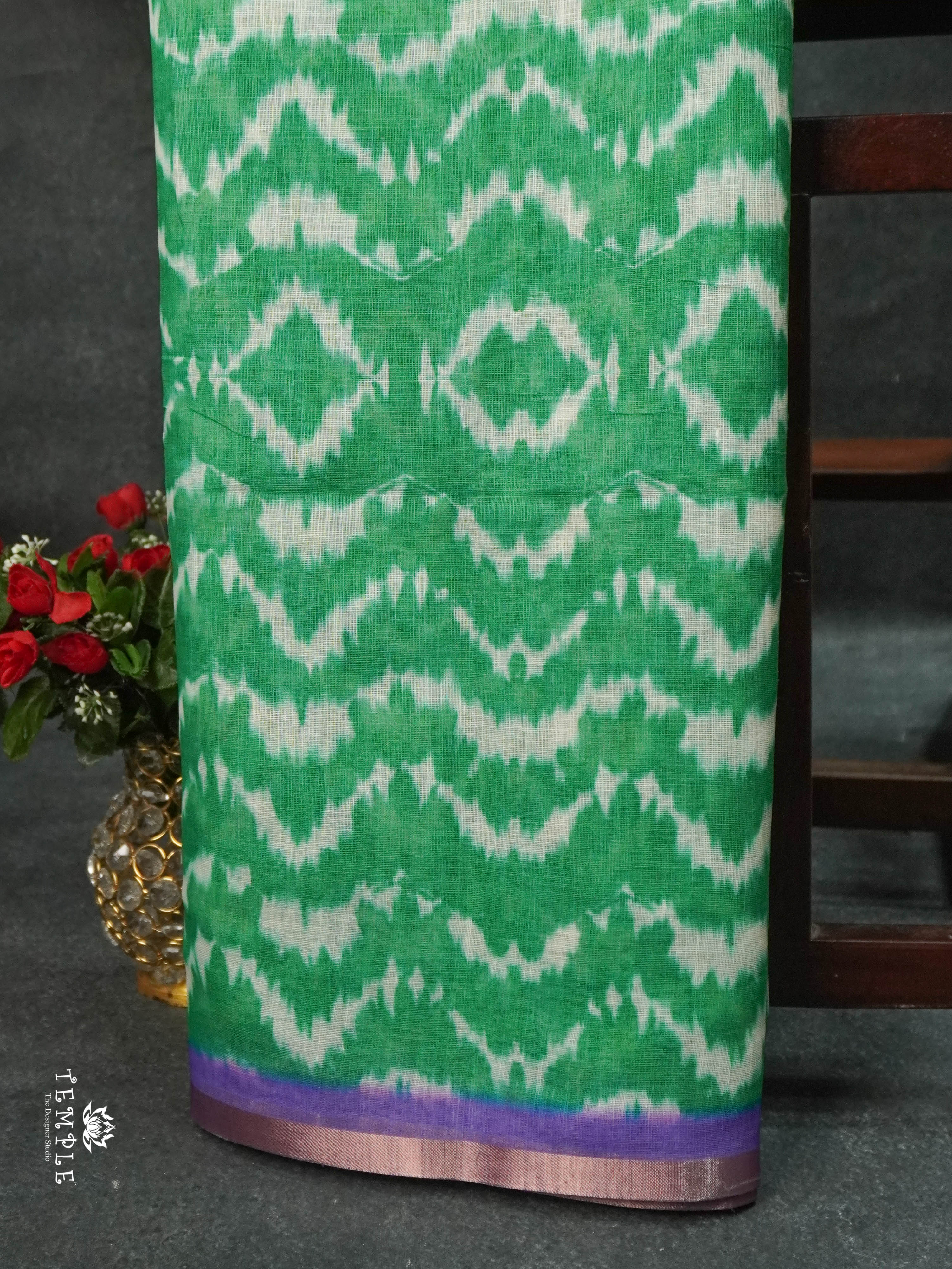 Chanderi Cotton Saree  | TTDS1673