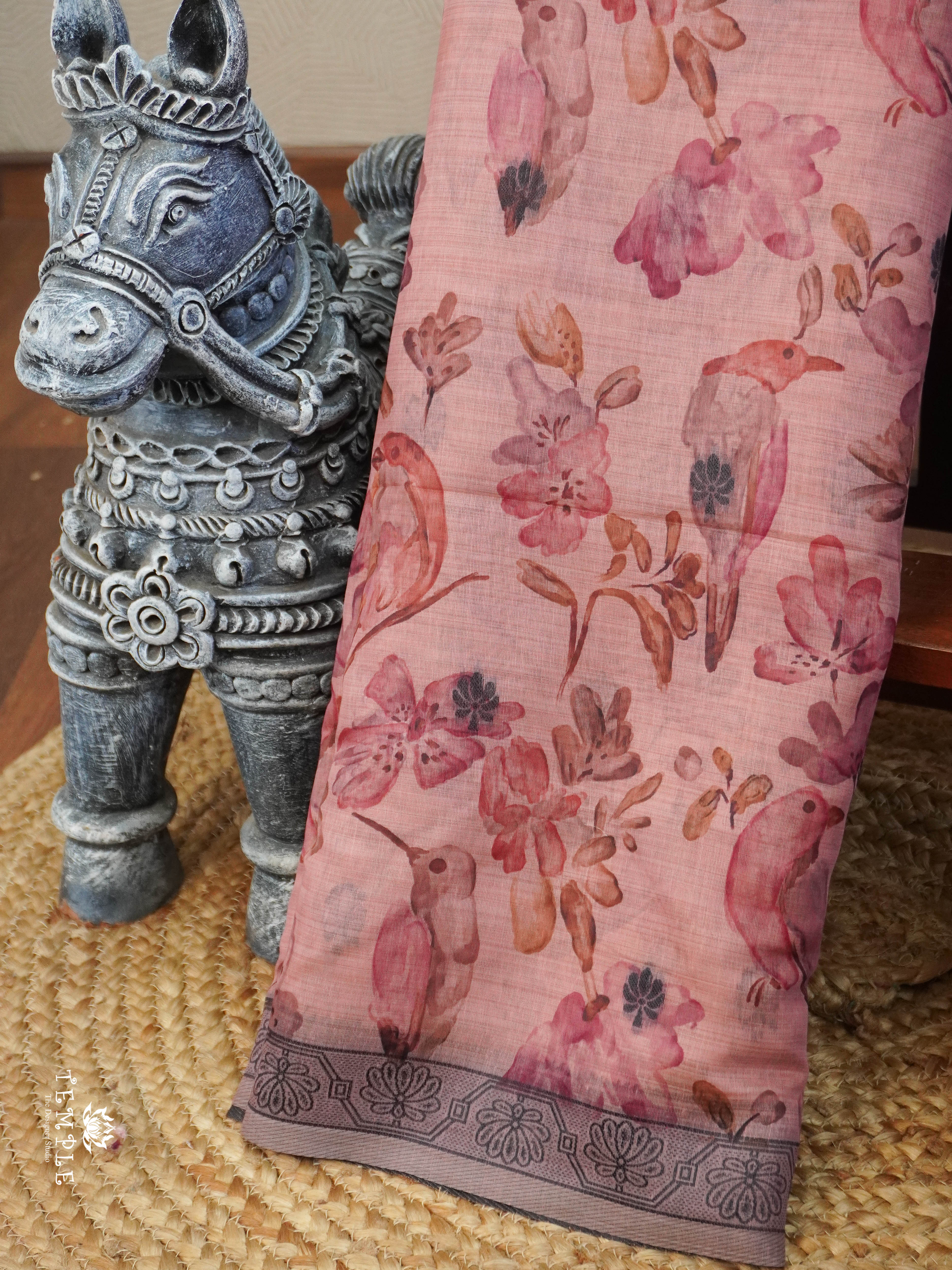 Chanderi Cotton Saree | TTDS3132