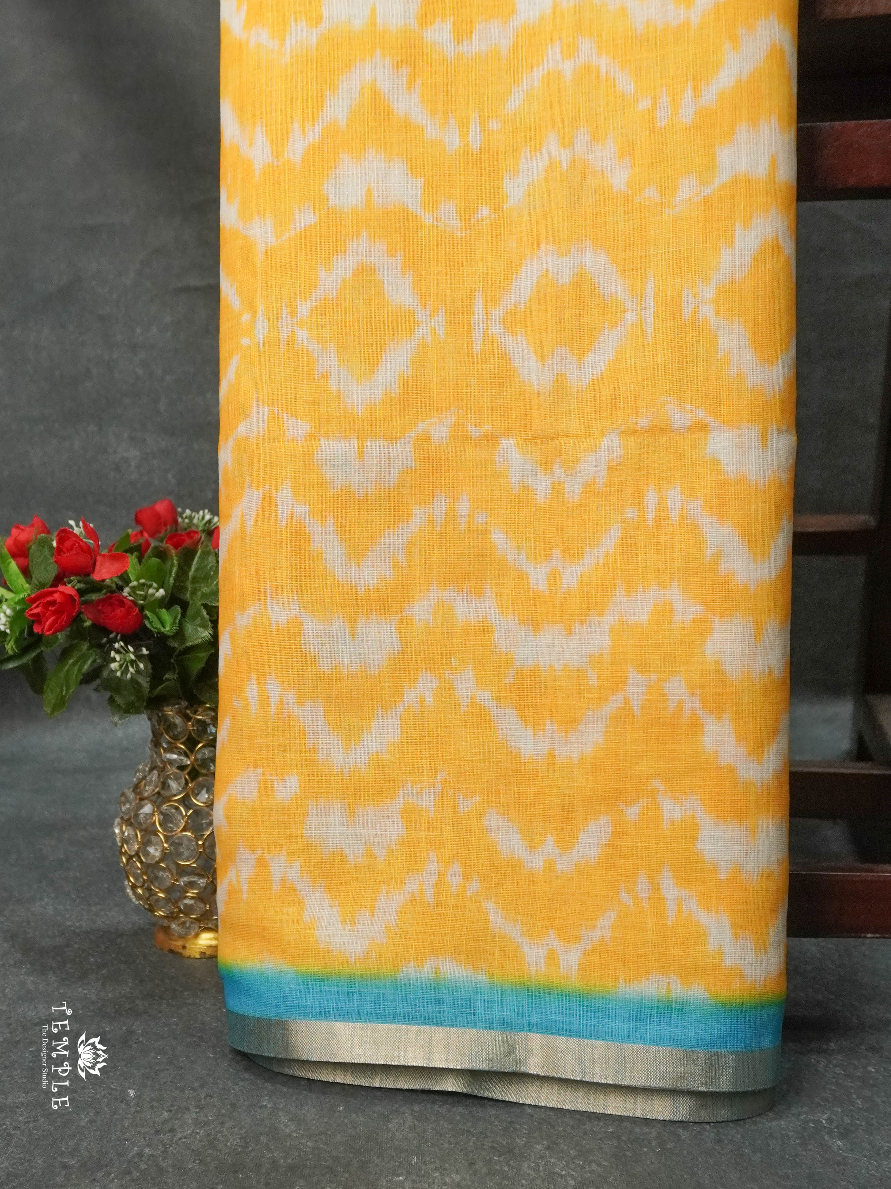 Chanderi Cotton Saree  | TTDS1673