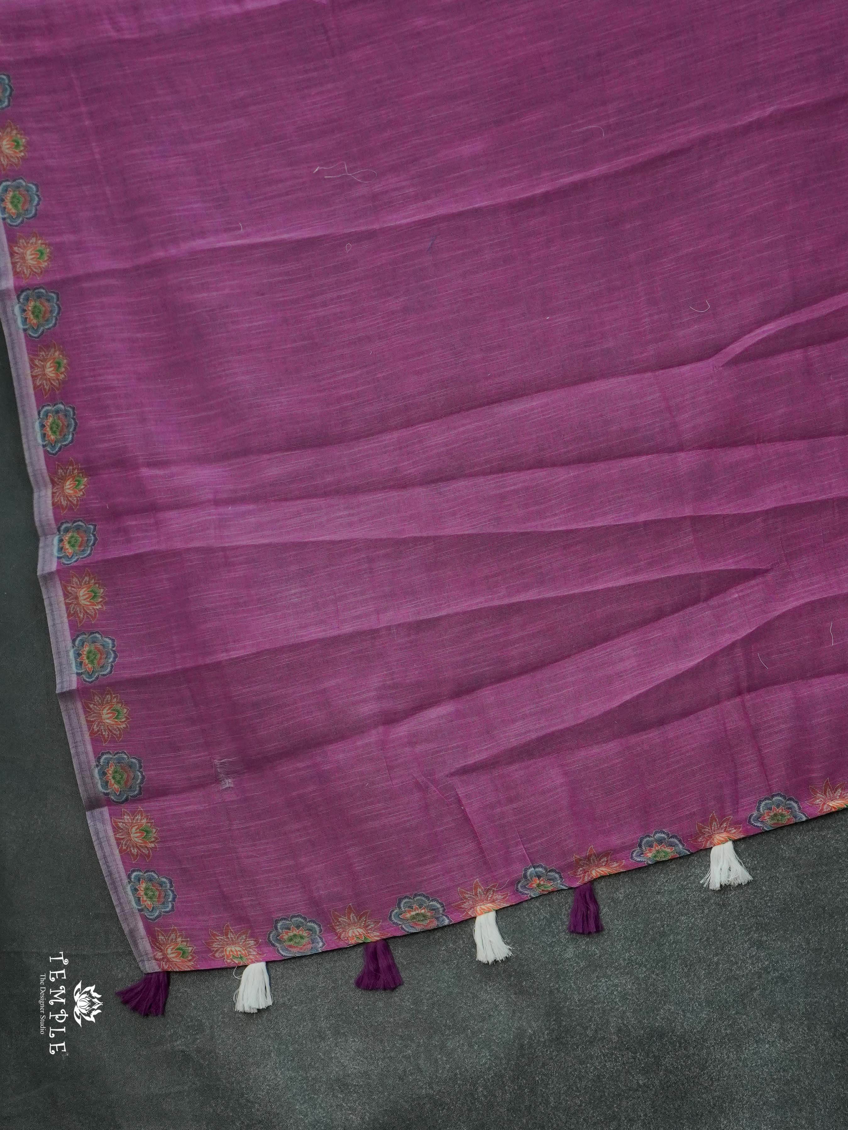 Chanderi Cotton Saree | TTDS2638