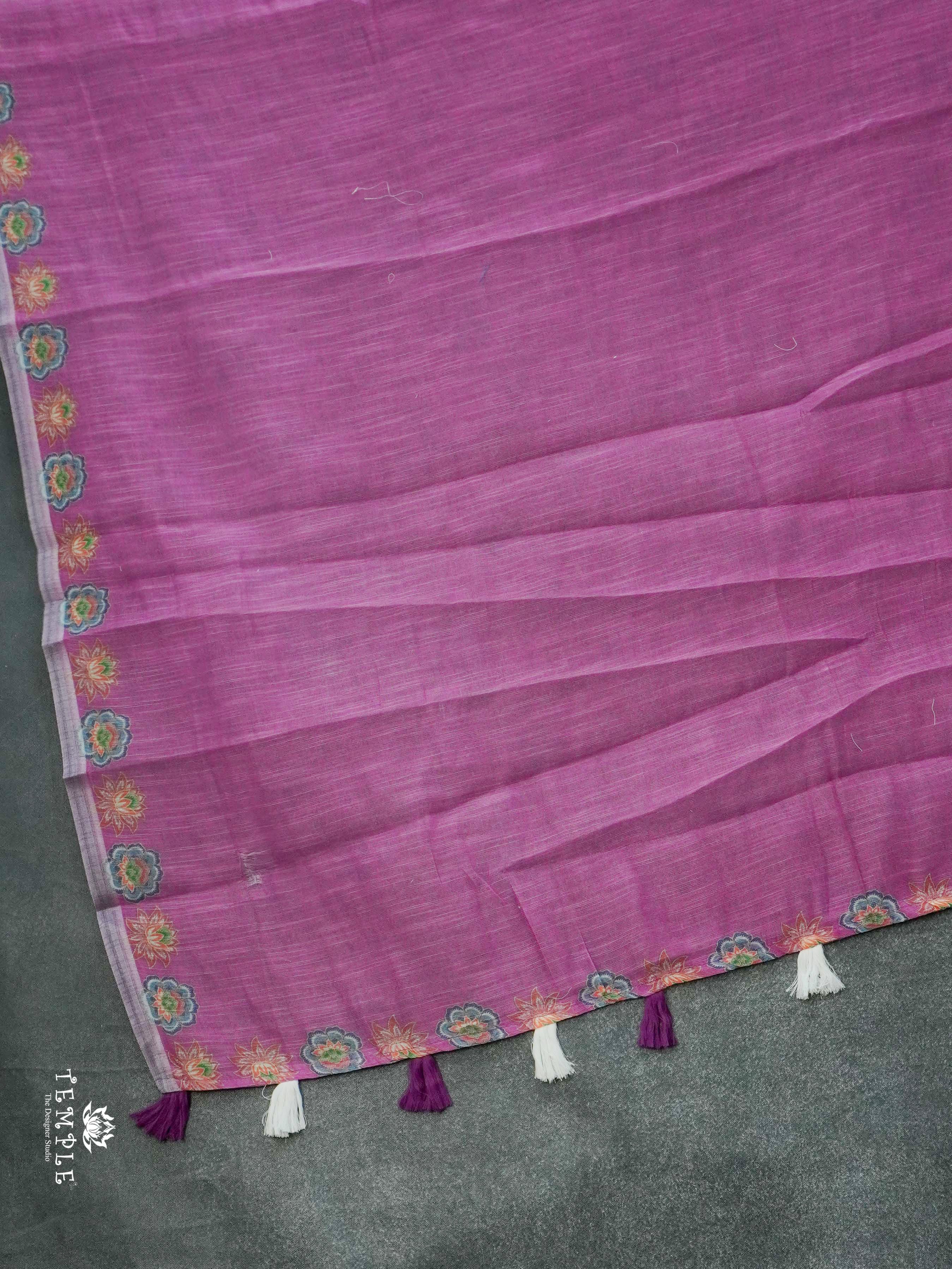 Chanderi Cotton Saree | TTDS2638