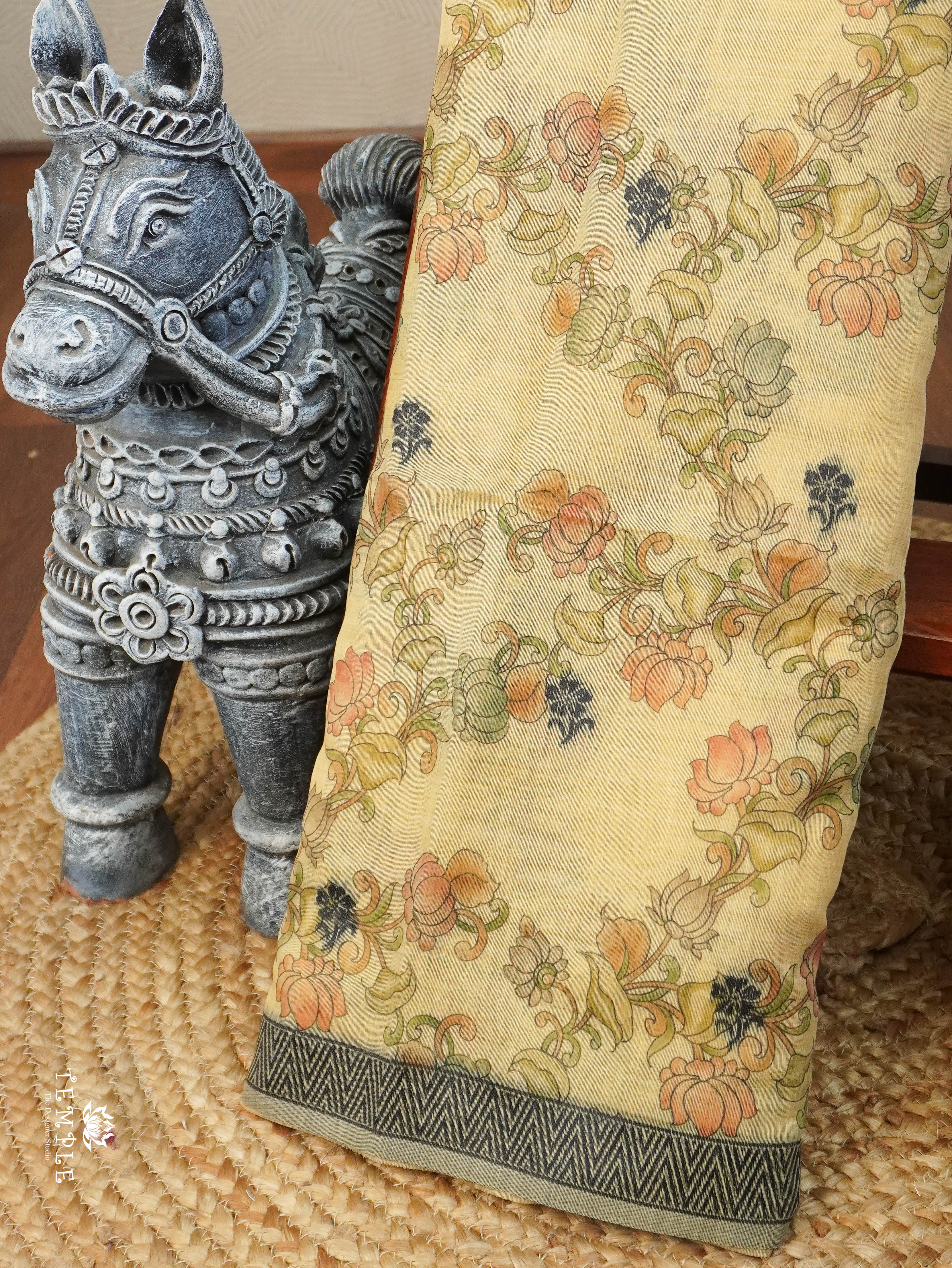 Chanderi Cotton Saree | TTDS3137