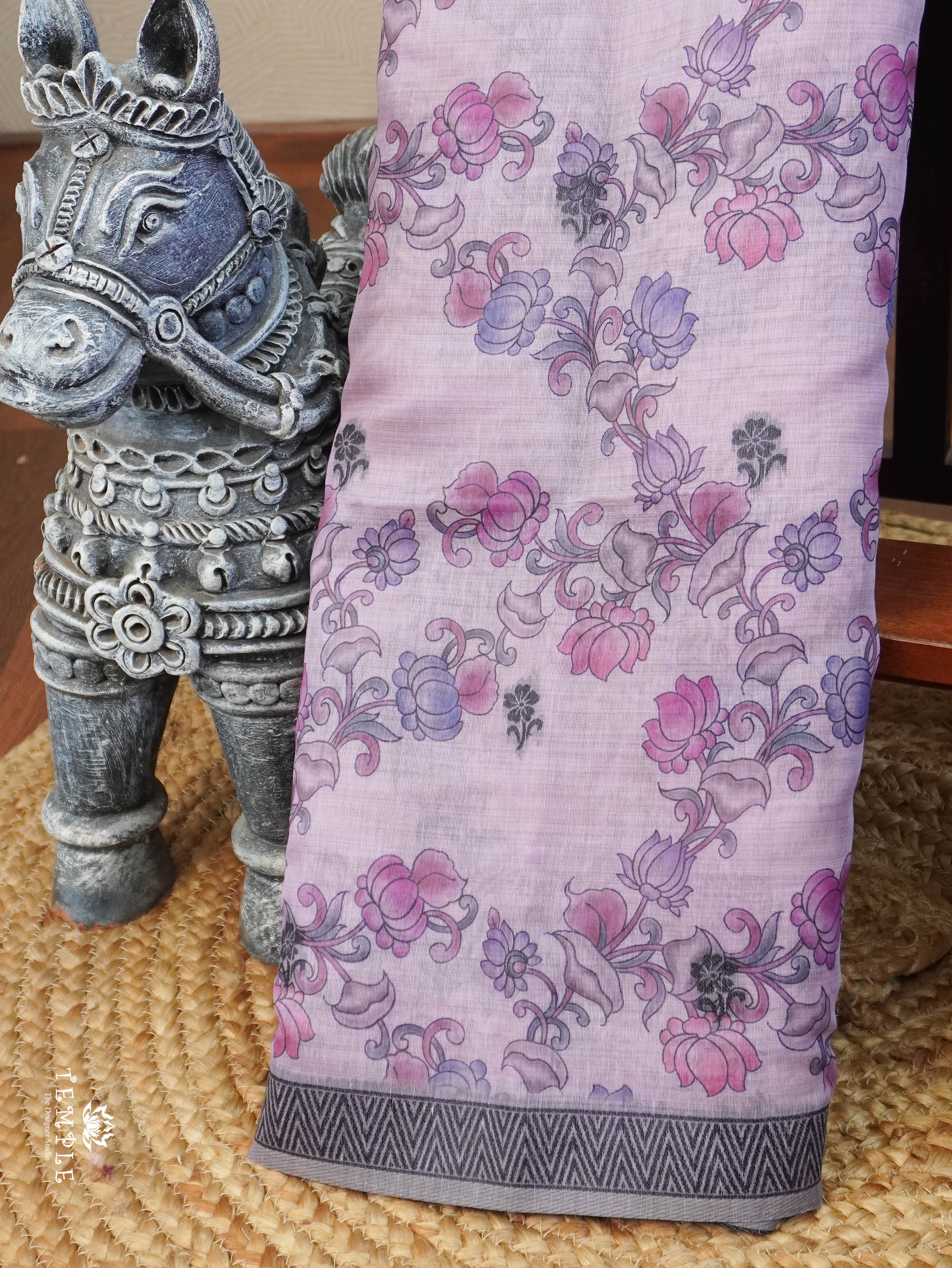 Chanderi Cotton Saree | TTDS3137