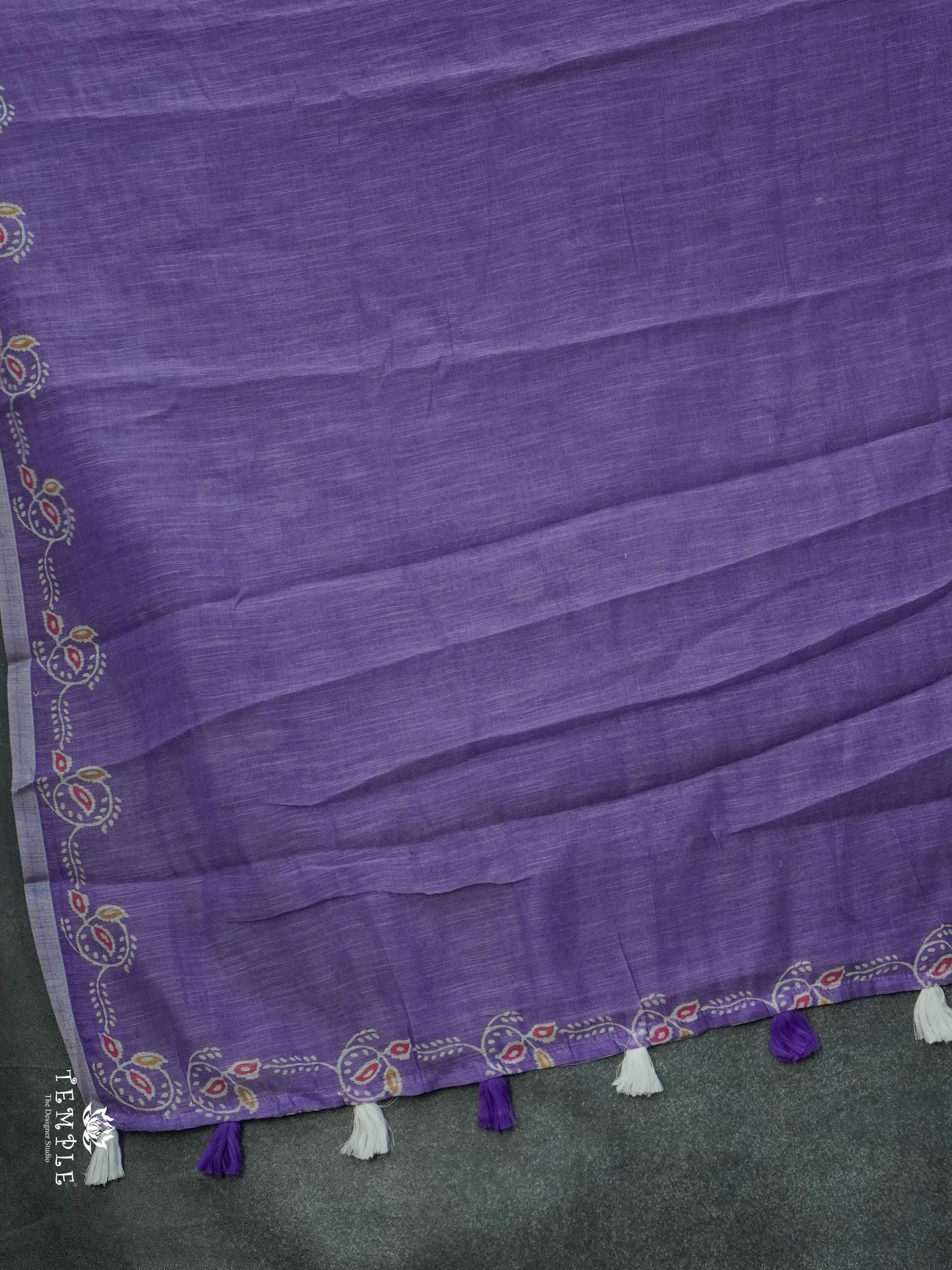 Chanderi Cotton Saree | TTDS2638