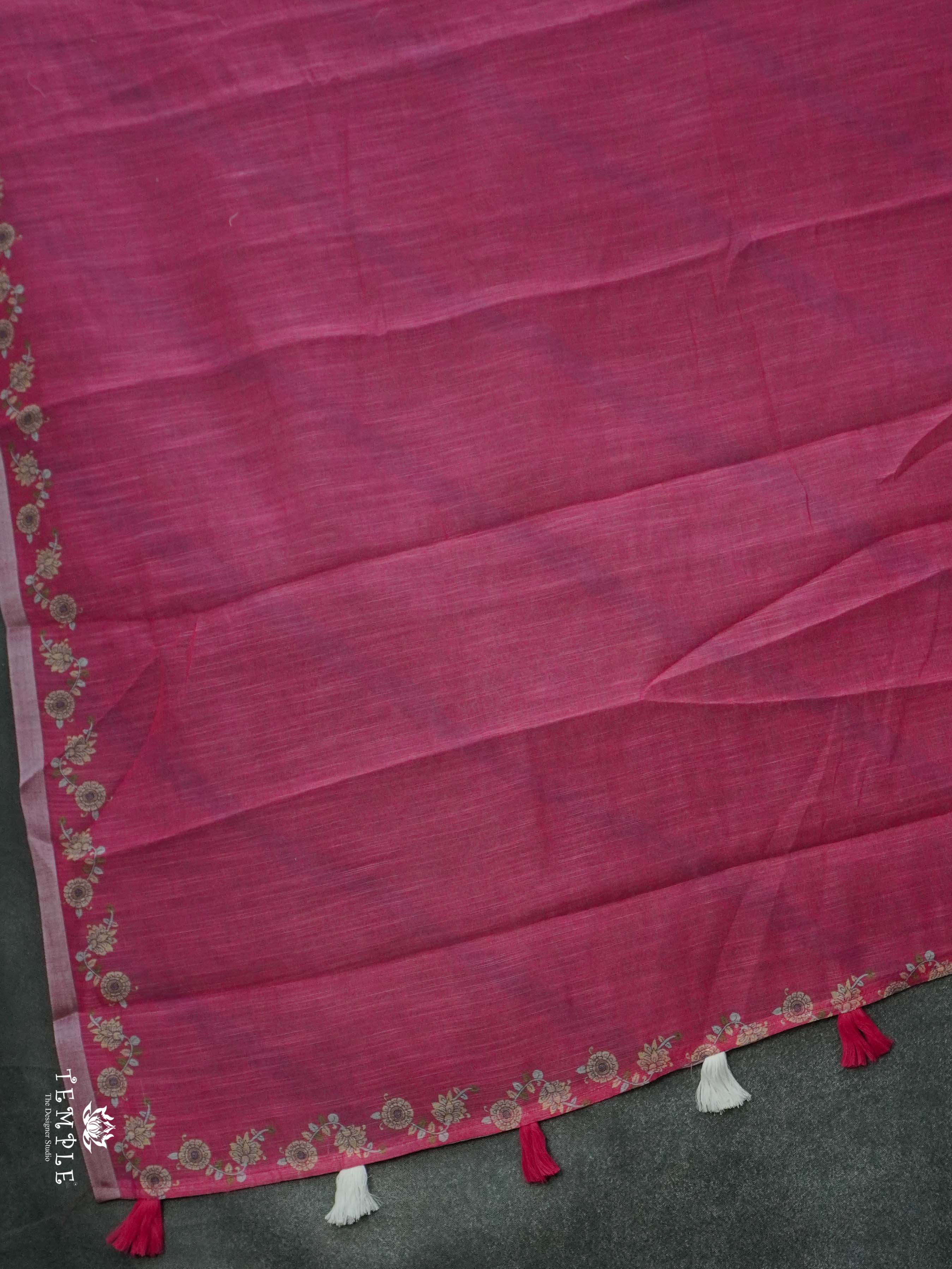Chanderi Cotton Saree | TTDS2638