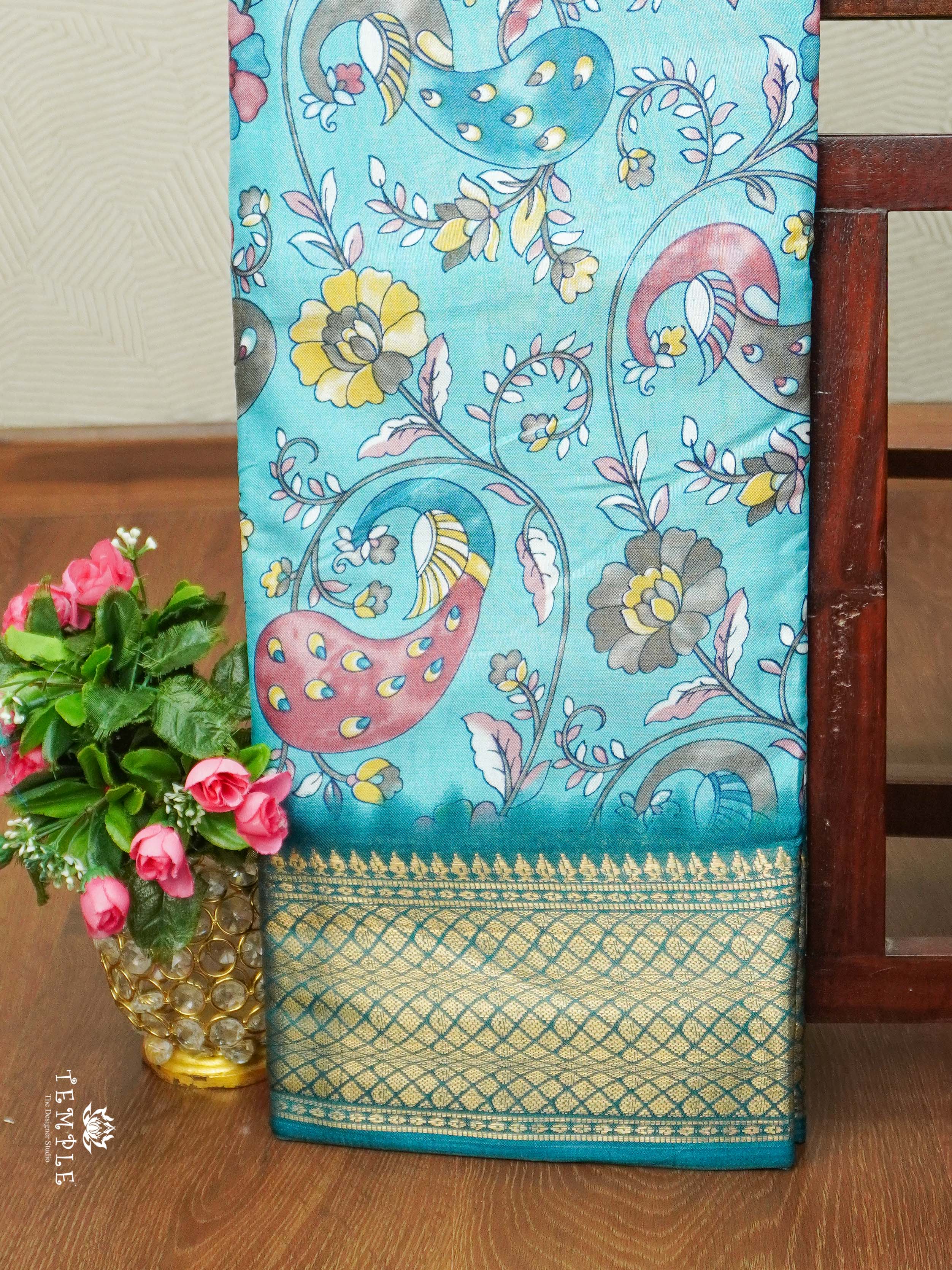 Printed Dola Saree | TTDS2138