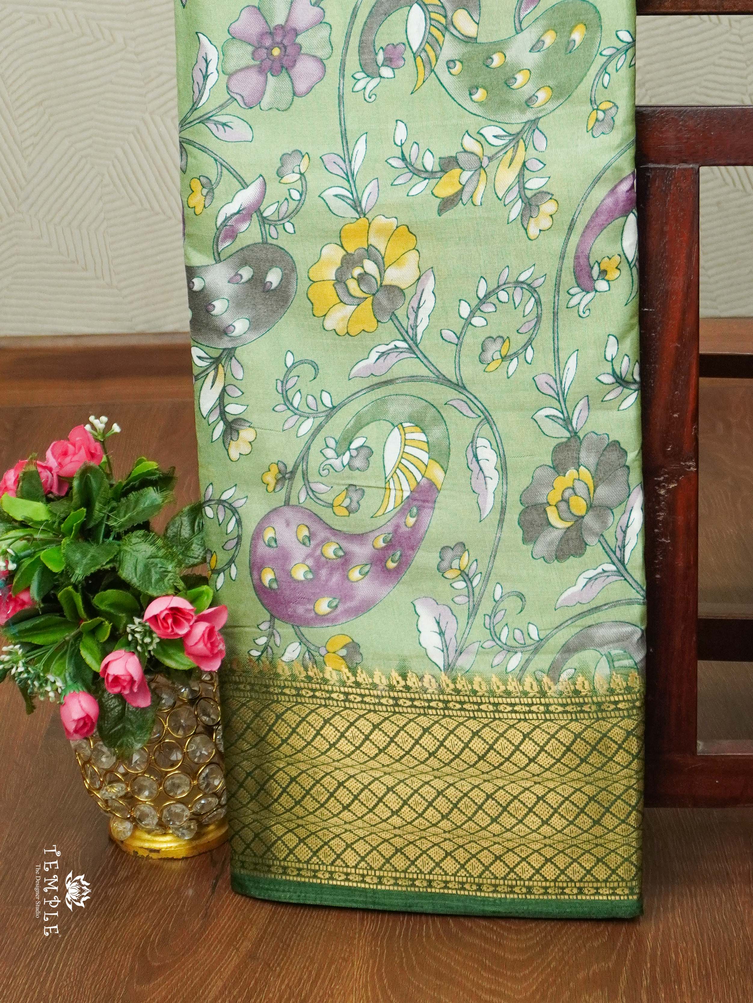 Printed Dola Saree | TTDS2138