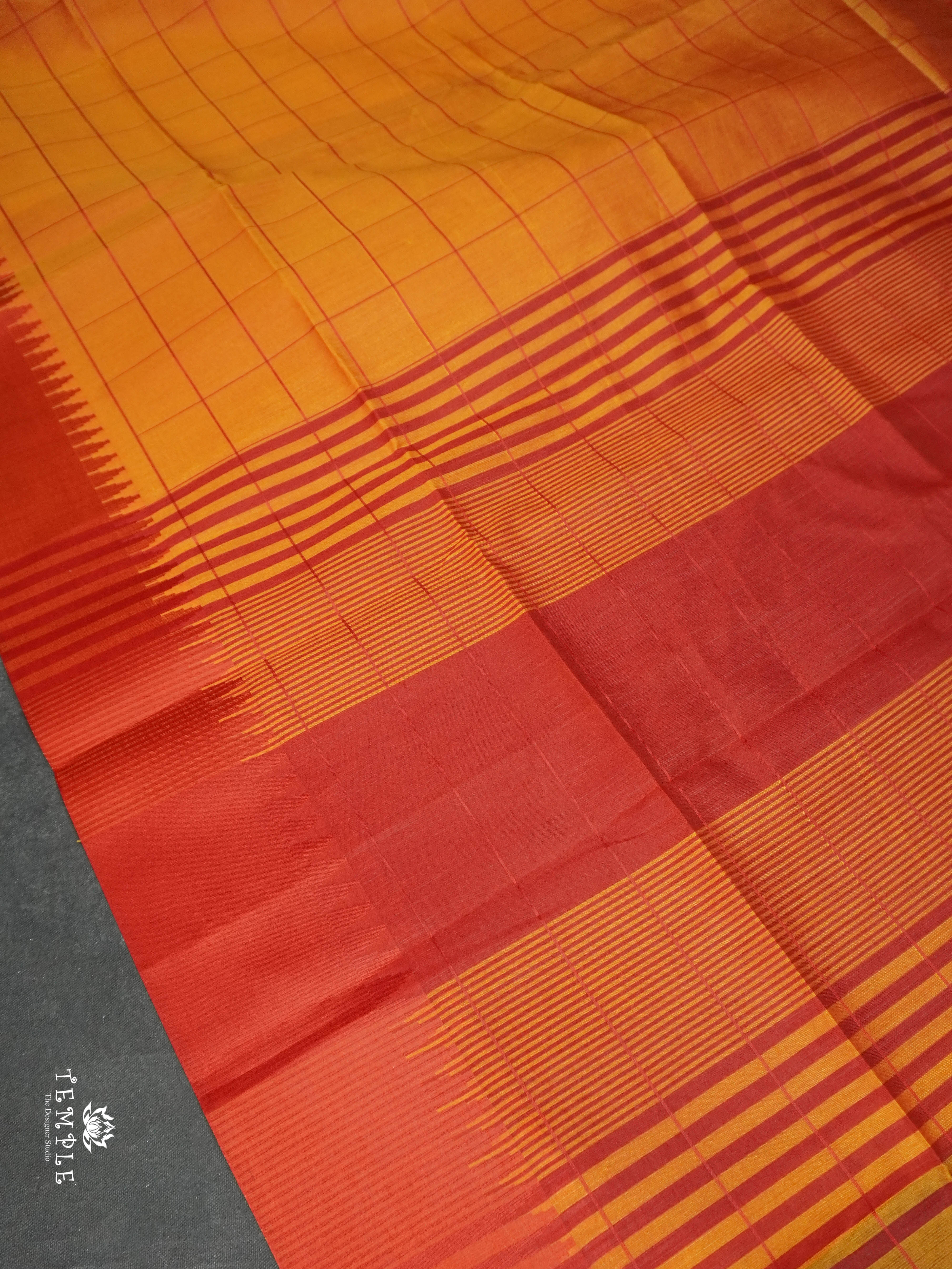 Raw Silk Saree With Contrast Border | TTDS1669