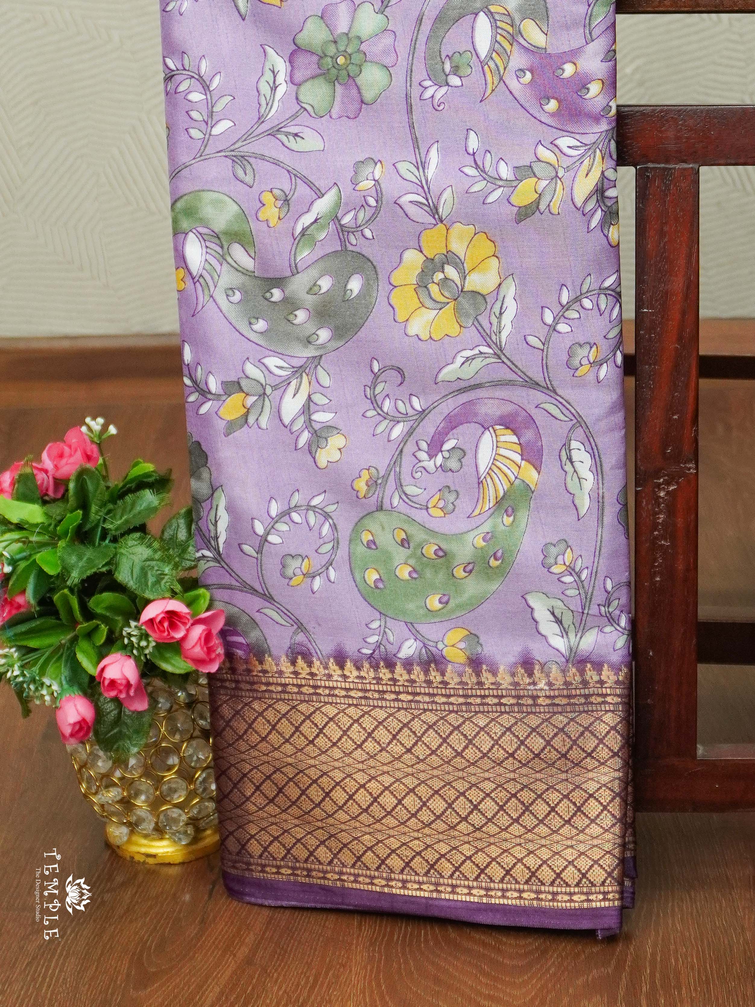 Printed Dola Saree | TTDS2138