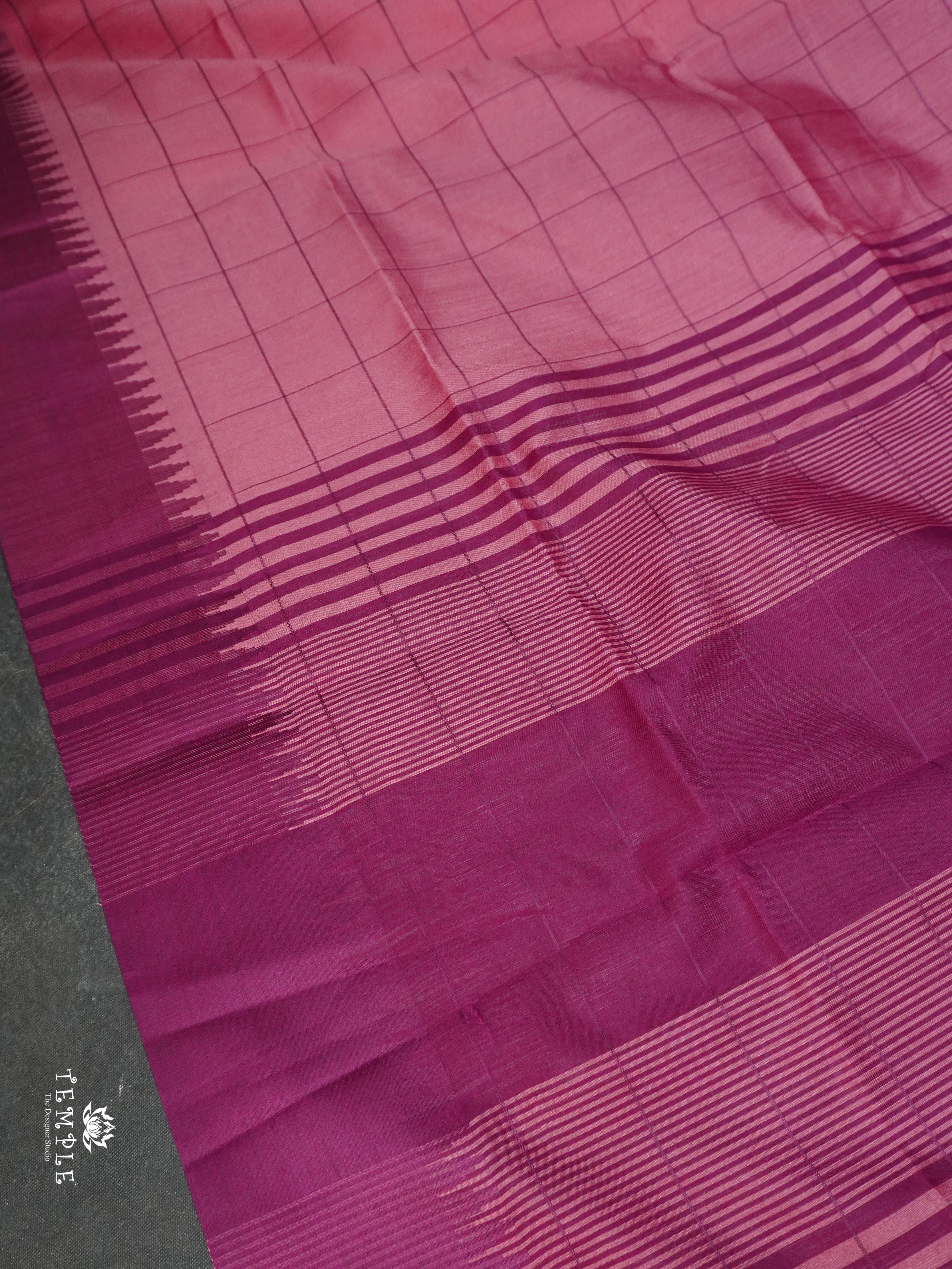 Raw Silk Saree With Contrast Border | TTDS1669