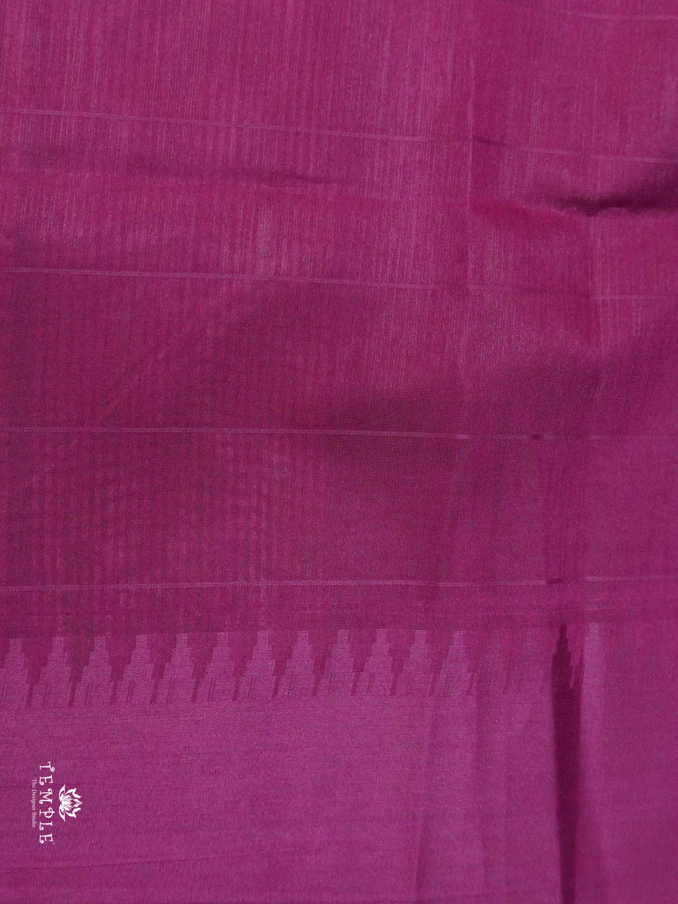 Raw Silk Saree With Contrast Border | TTDS1669