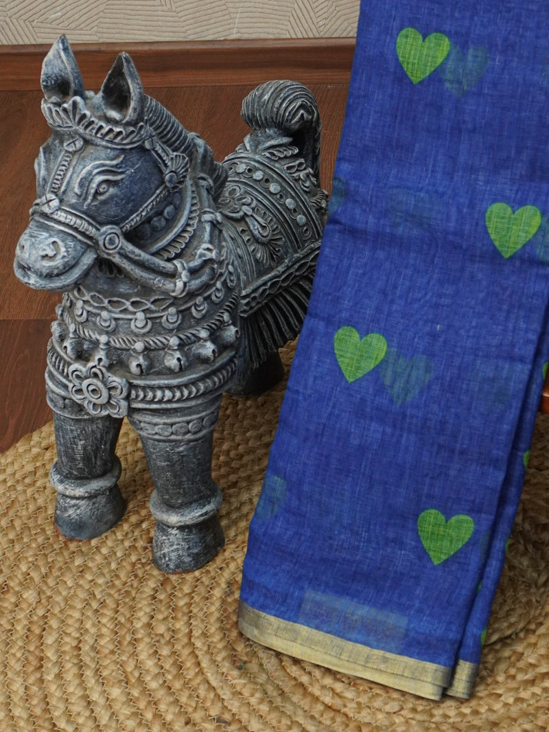 Jute Cotton Saree | TTDS3559