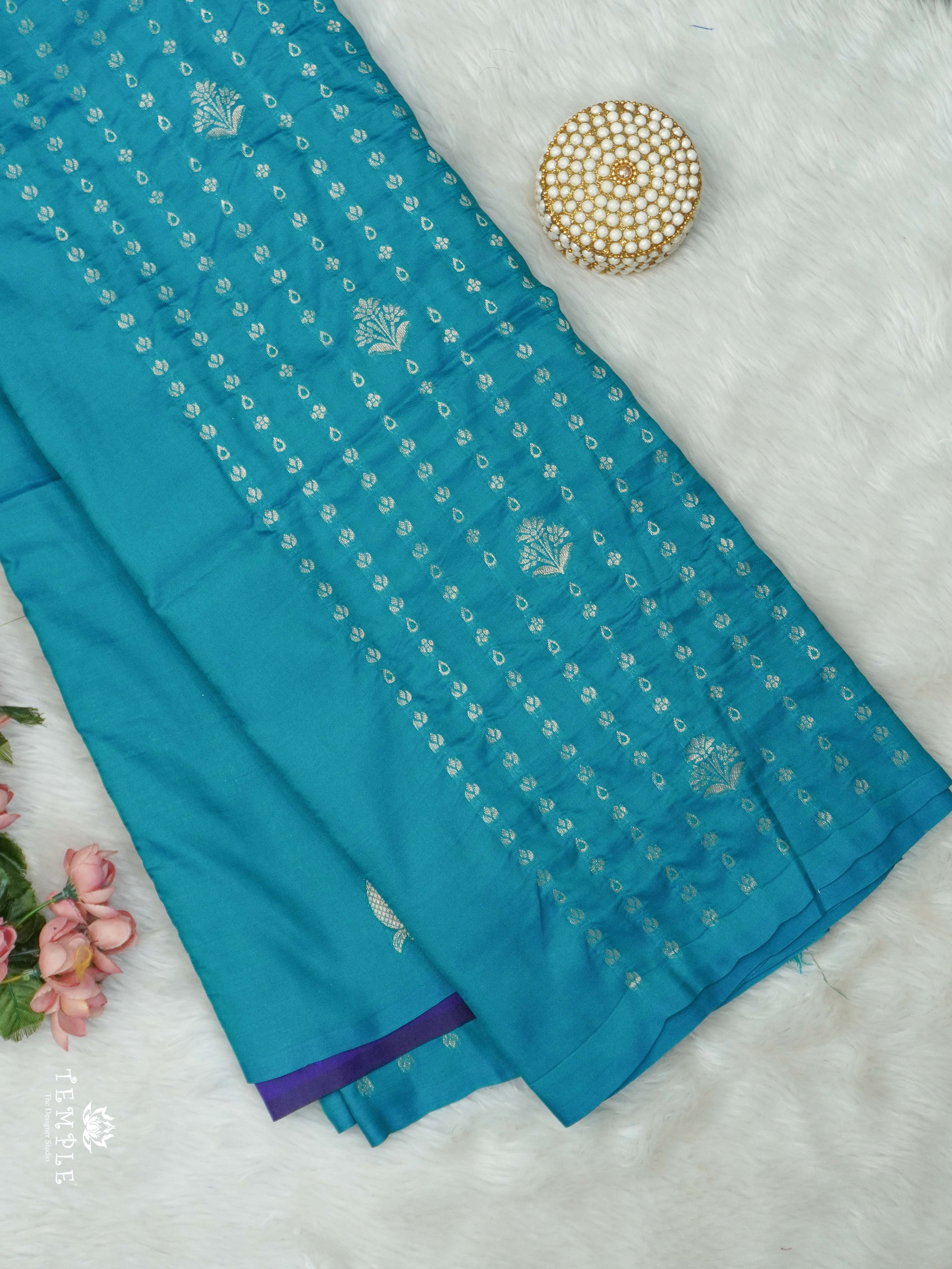 Semi Soft Silk Saree with Deer Motifs | TTDS2648