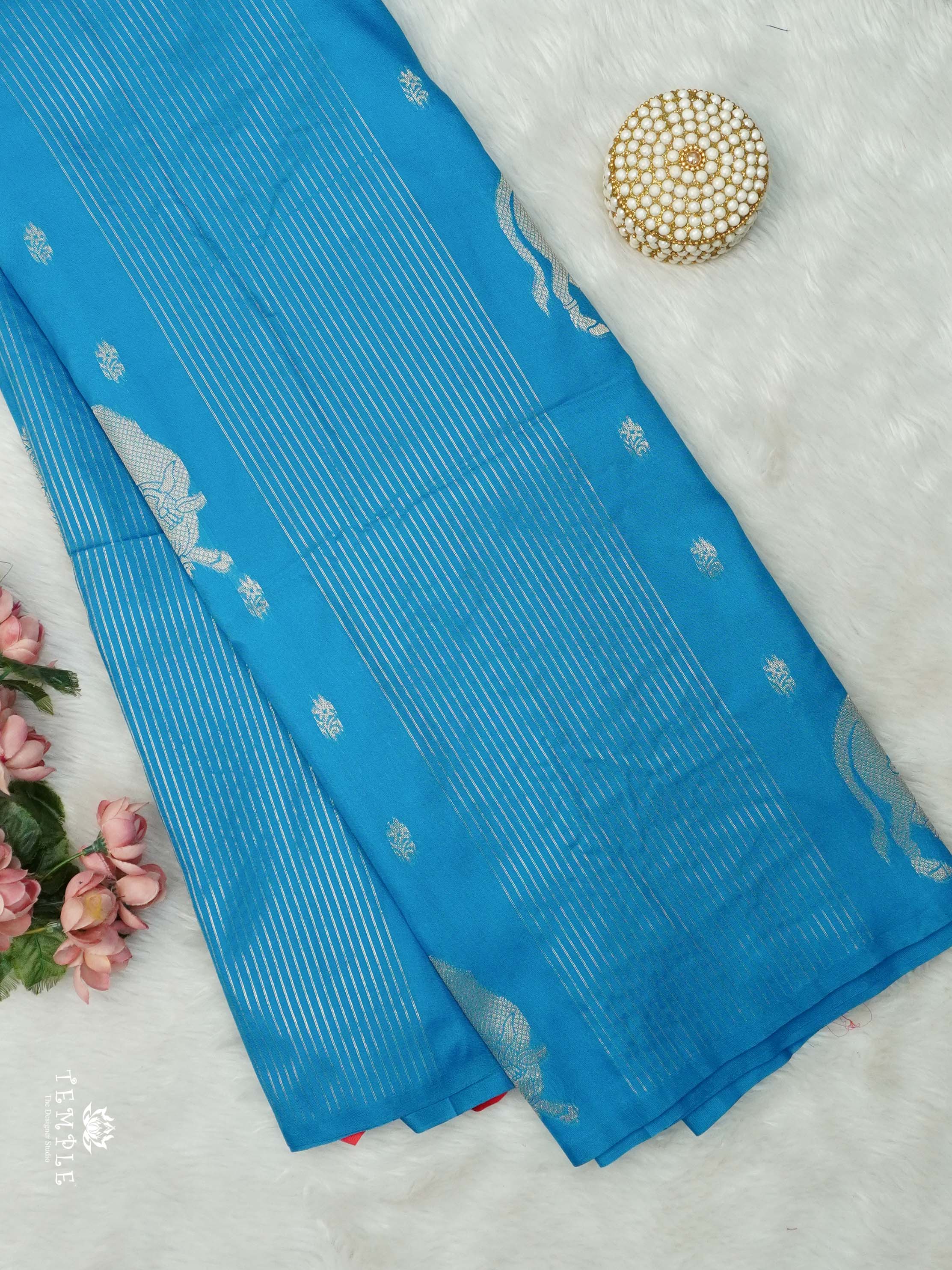 Semi Soft Silk Saree With Pichwai Motifs | TTDS2649