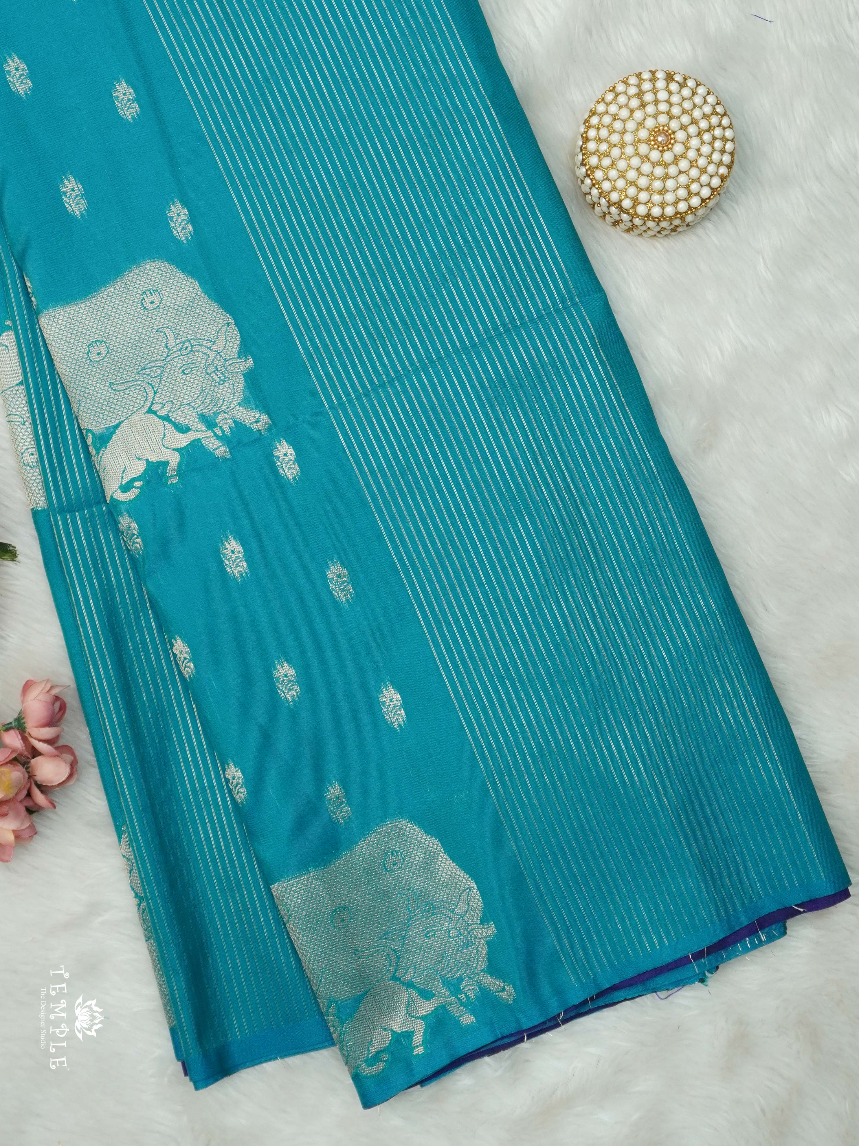 Semi Soft Silk Saree With Pichwai Motifs | TTDS2649