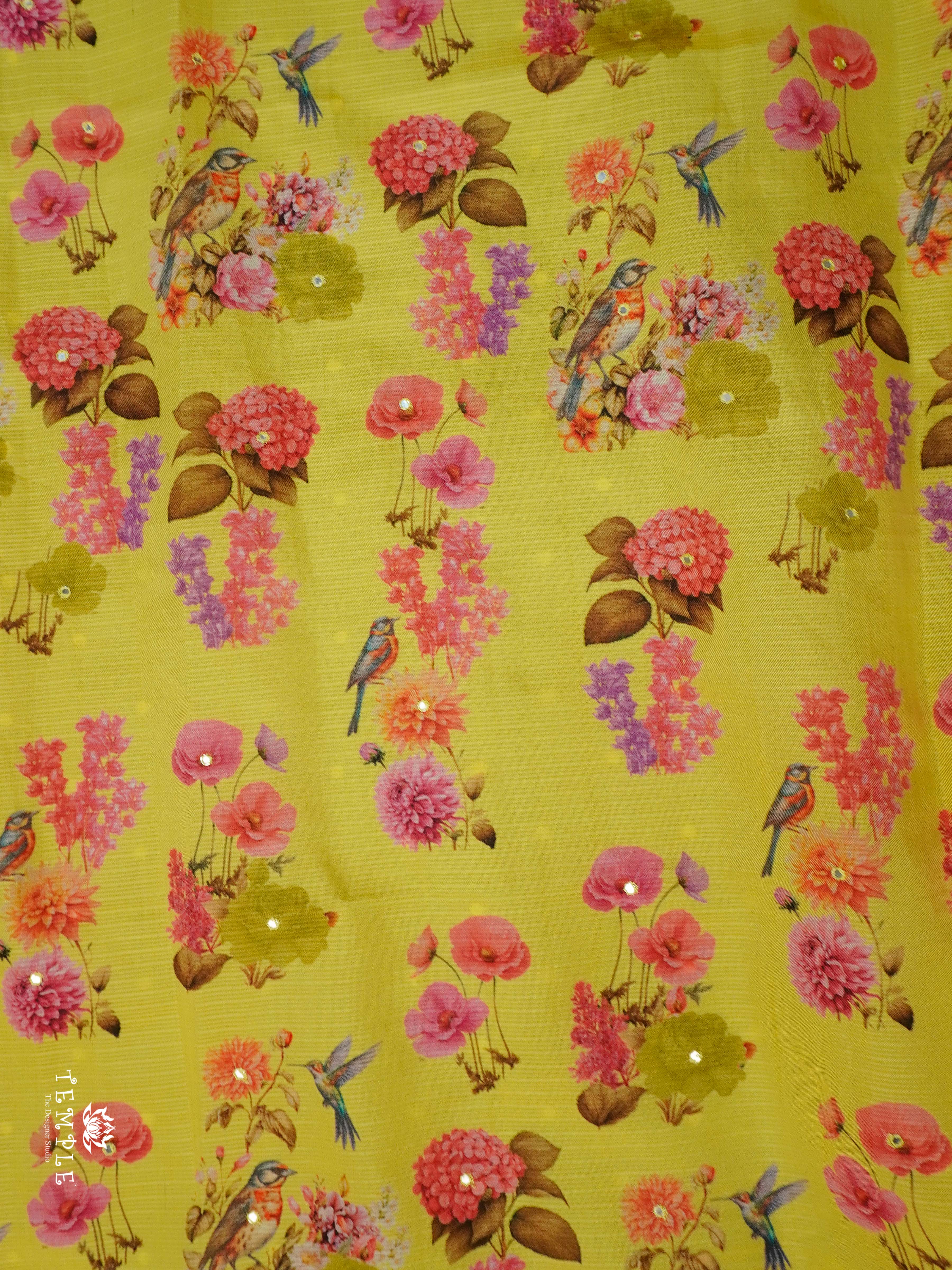 Zari Kota Saree With Applique Work | TTDS2125
