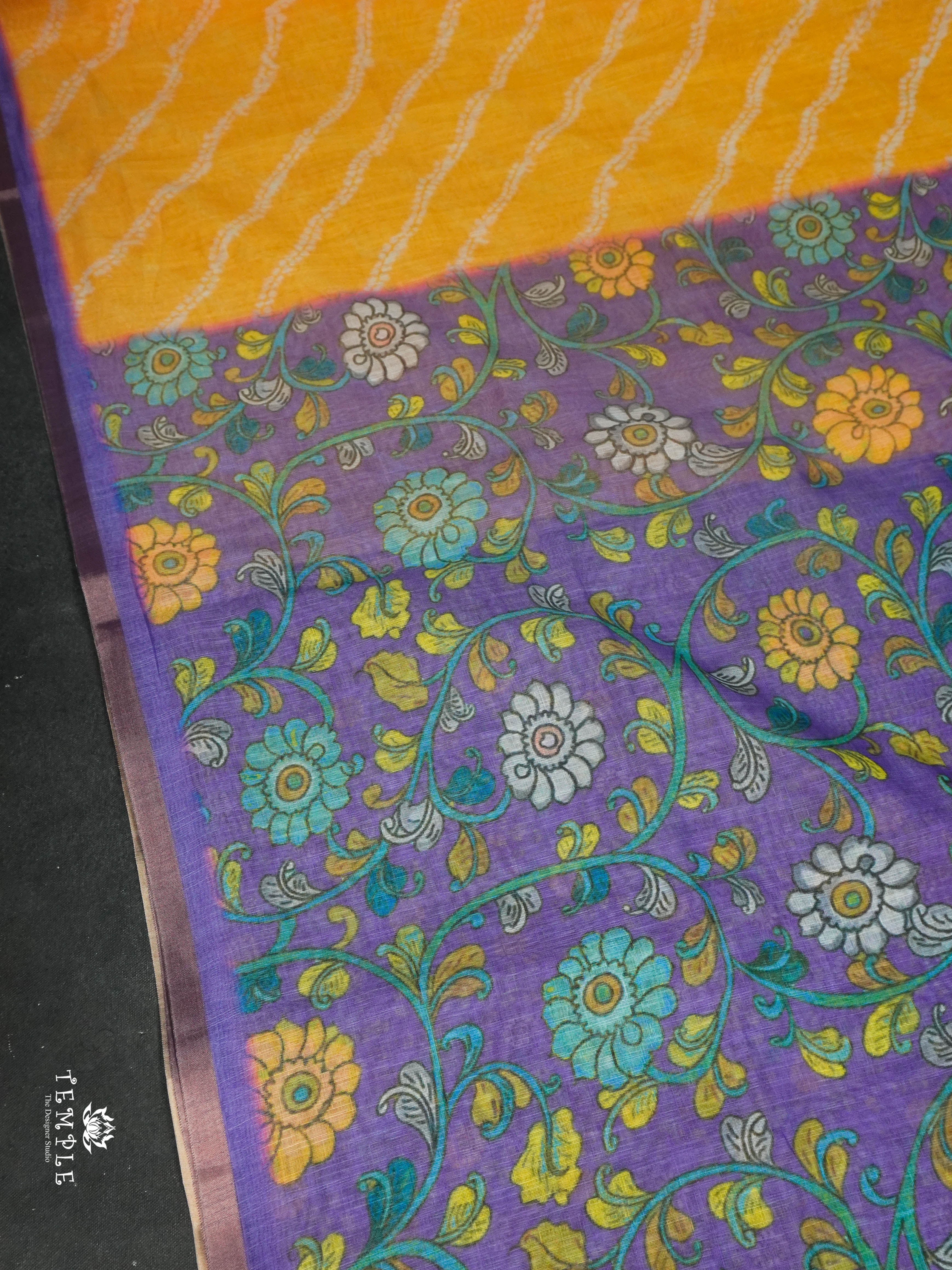 Chanderi Cotton Saree  | TTDS1671