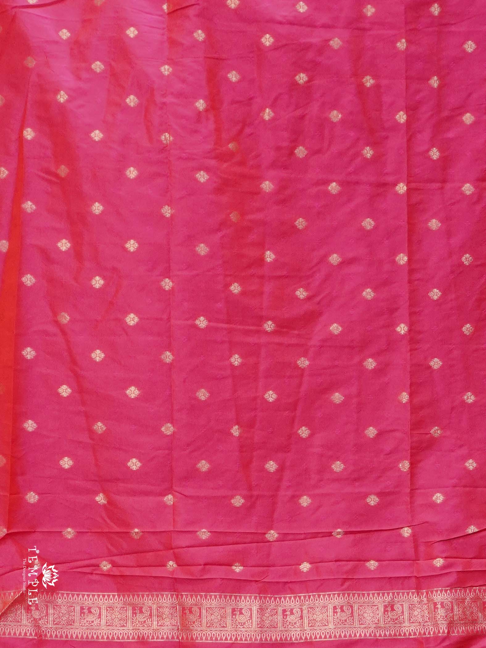Semi Soft Silk Saree with Deer Motifs | TTDS2648