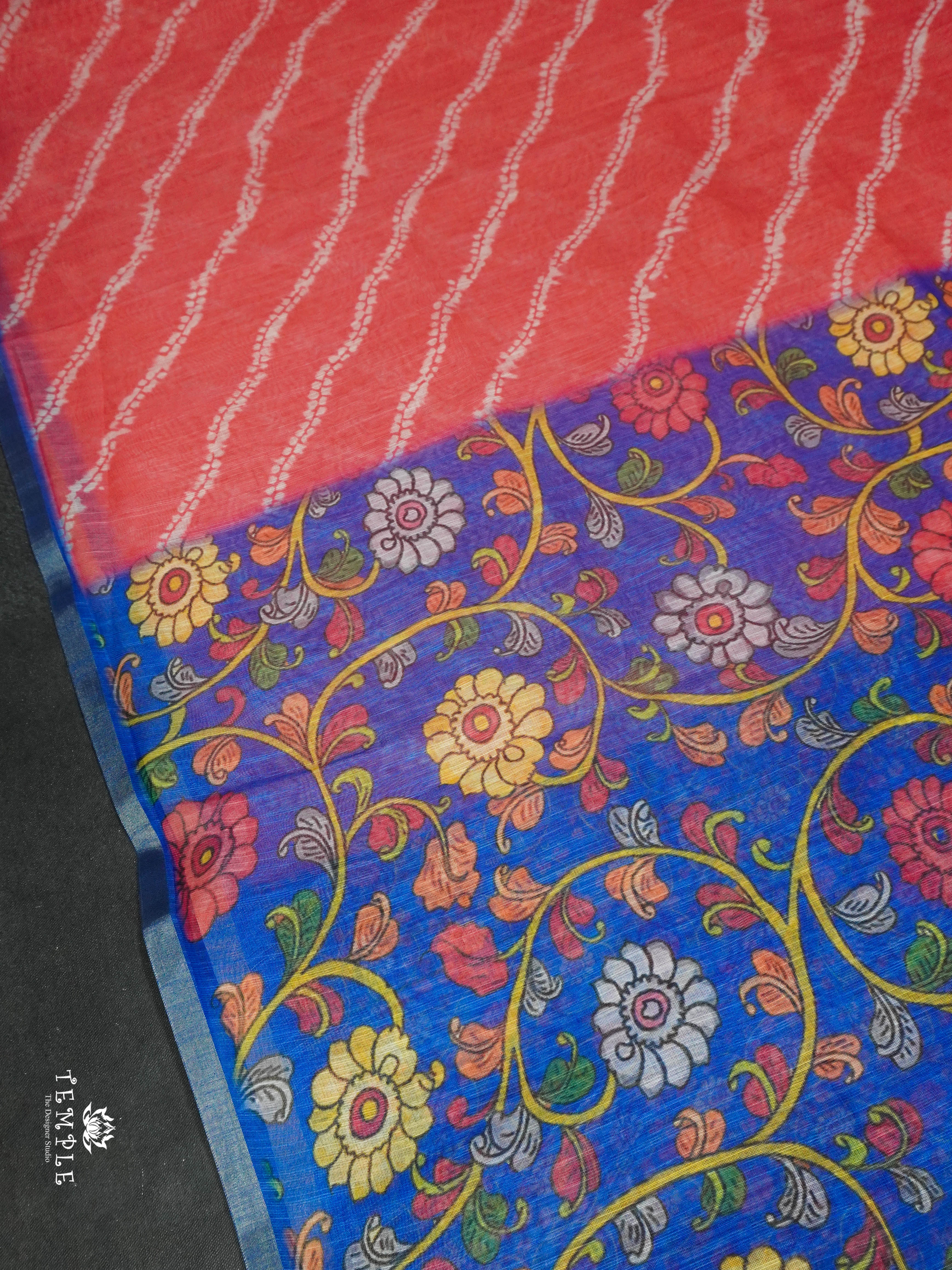 Chanderi Cotton Saree  | TTDS1671